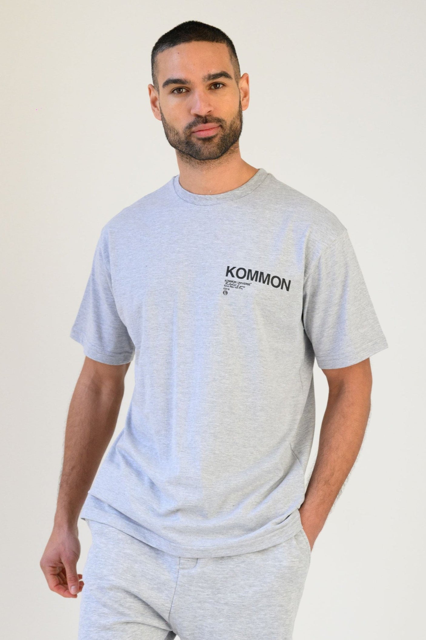 KEL T-SHIRT - GREY MARL