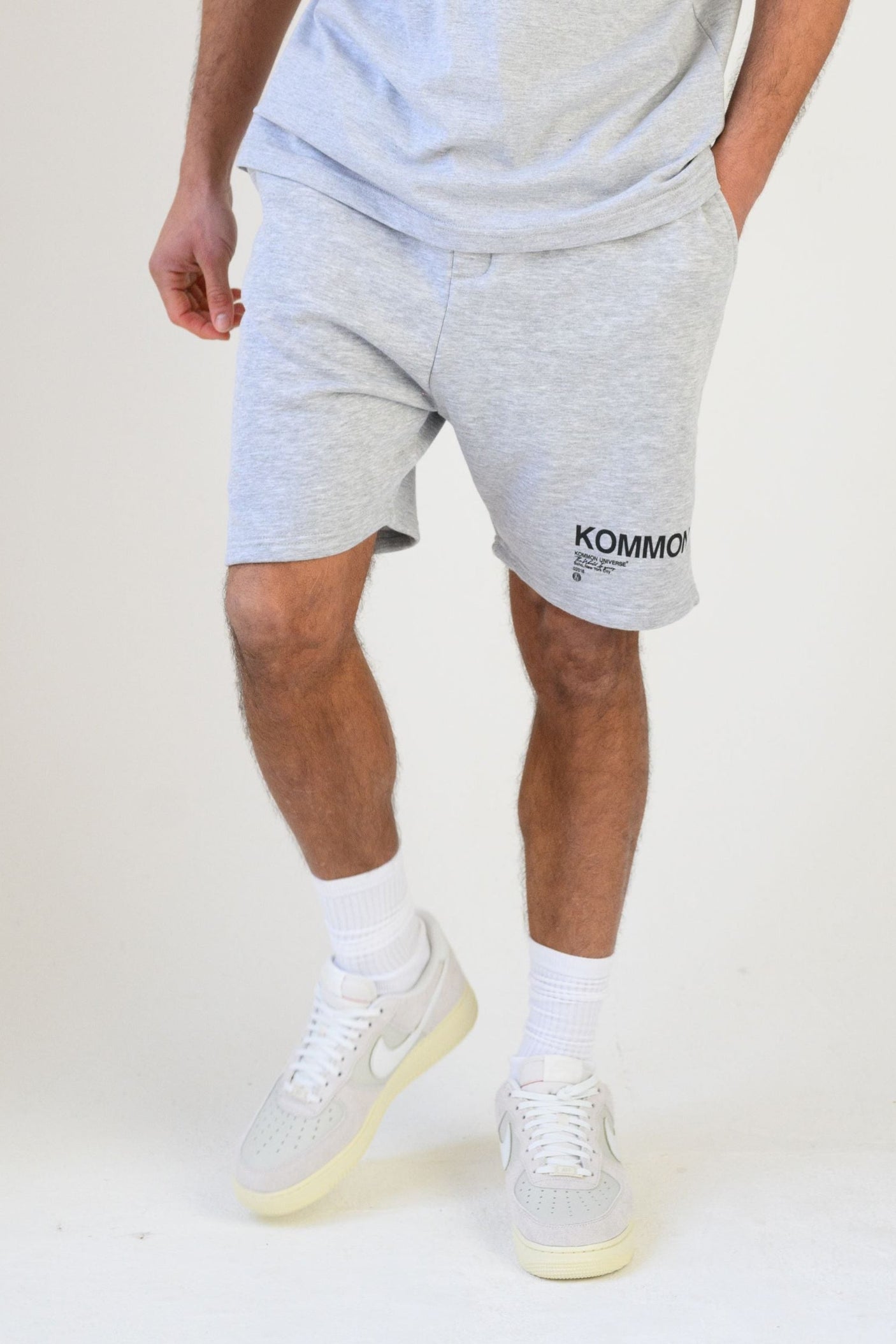 KEL SHORT - GREY MARL