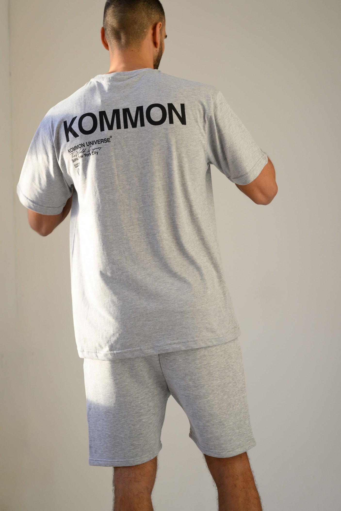 KEL SHORT - GREY MARL