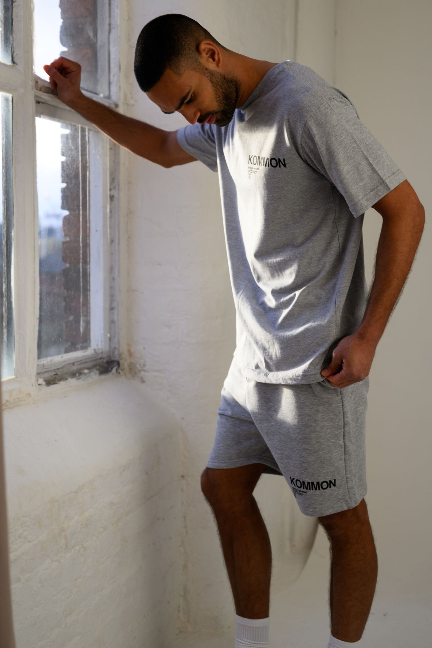 KEL T-SHIRT - GREY MARL