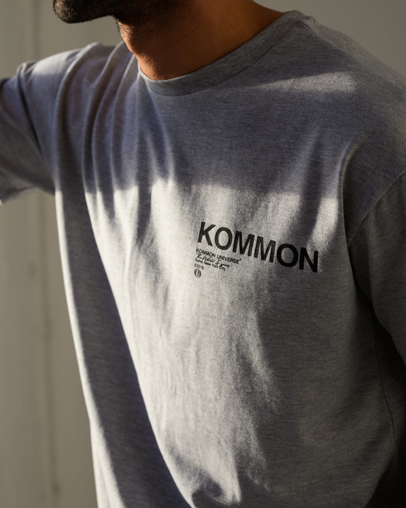 KEL T-SHIRT - GREY MARL