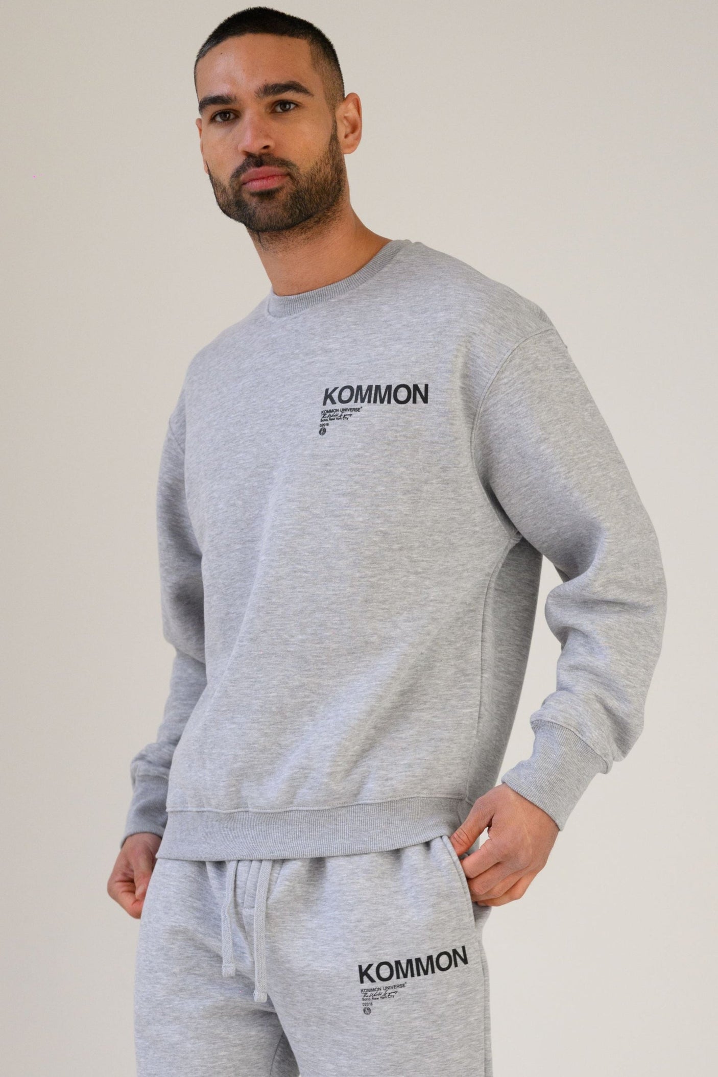 KEL CREW - GREY MARL