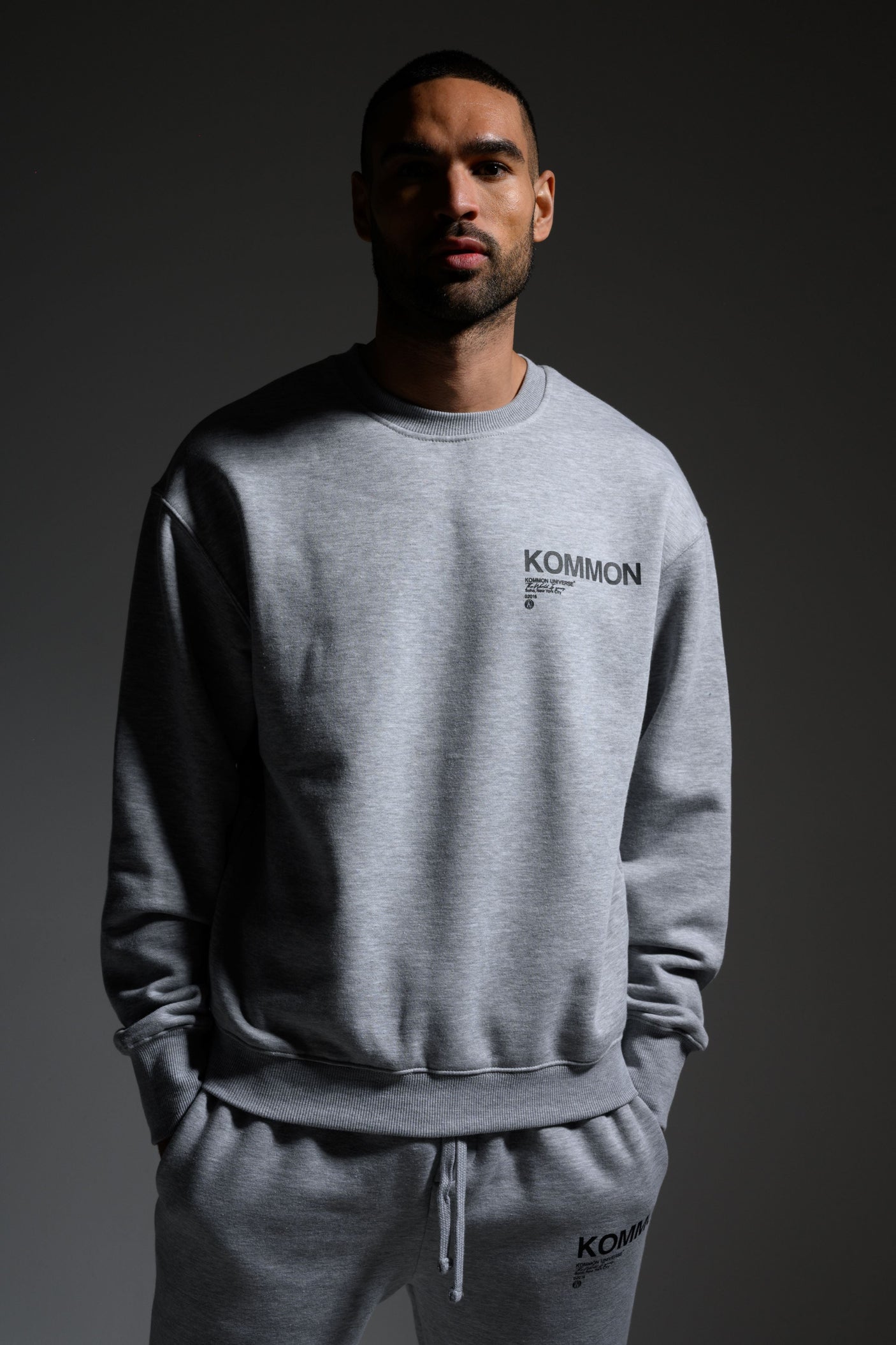 KEL CREW - GREY MARL