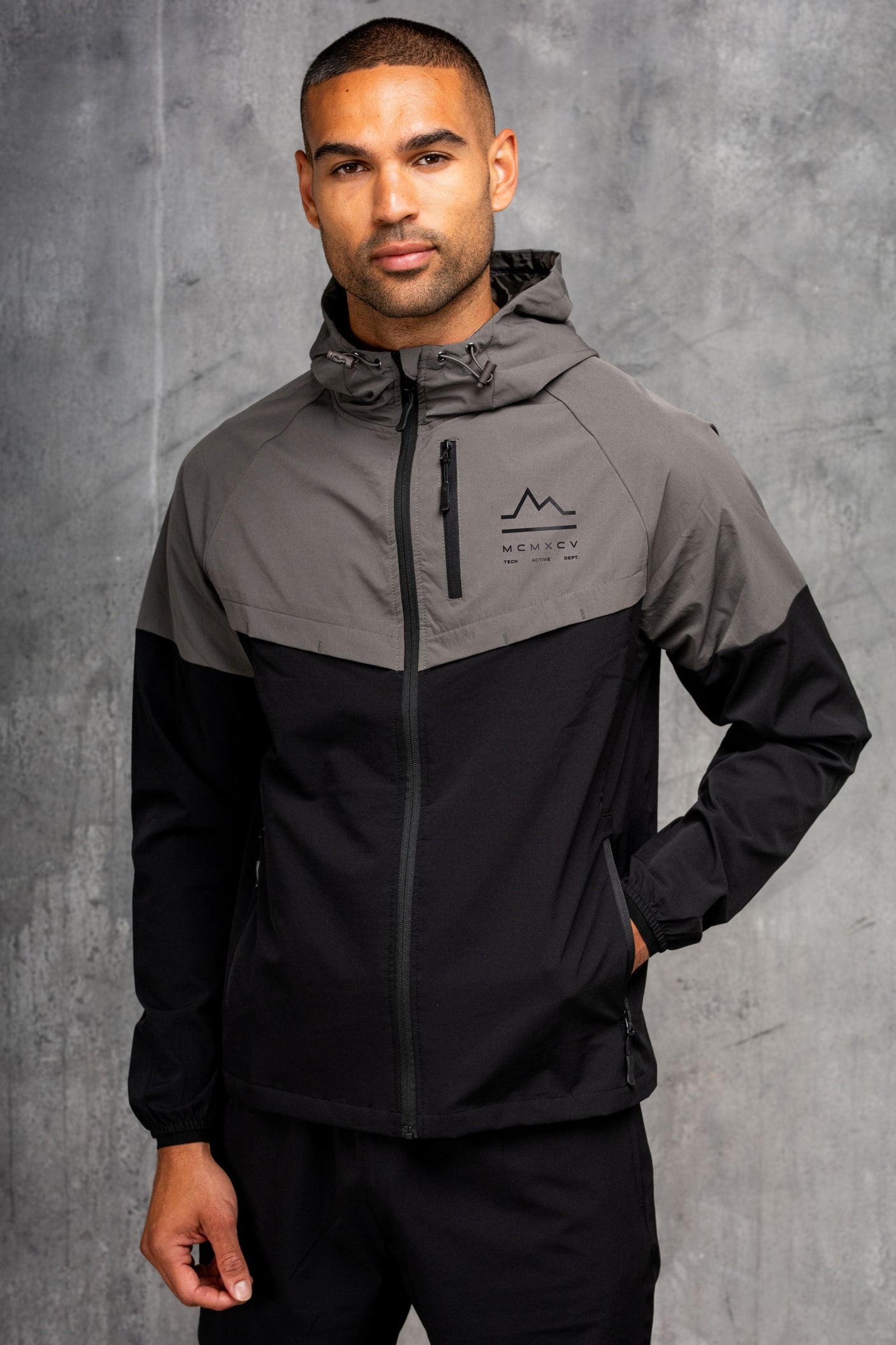 ASCENT V2 TECH JACKET - CHARCOAL/BLACK