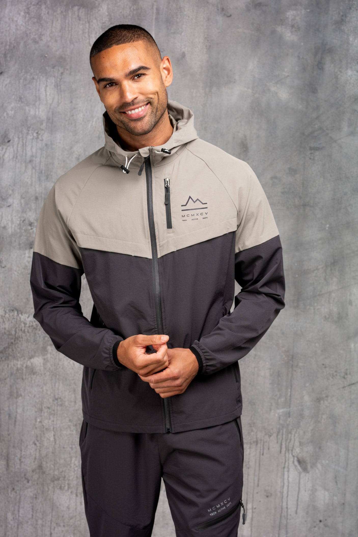 ASCENT V2 TECH JACKET - GREY/DARK CHARCOAL