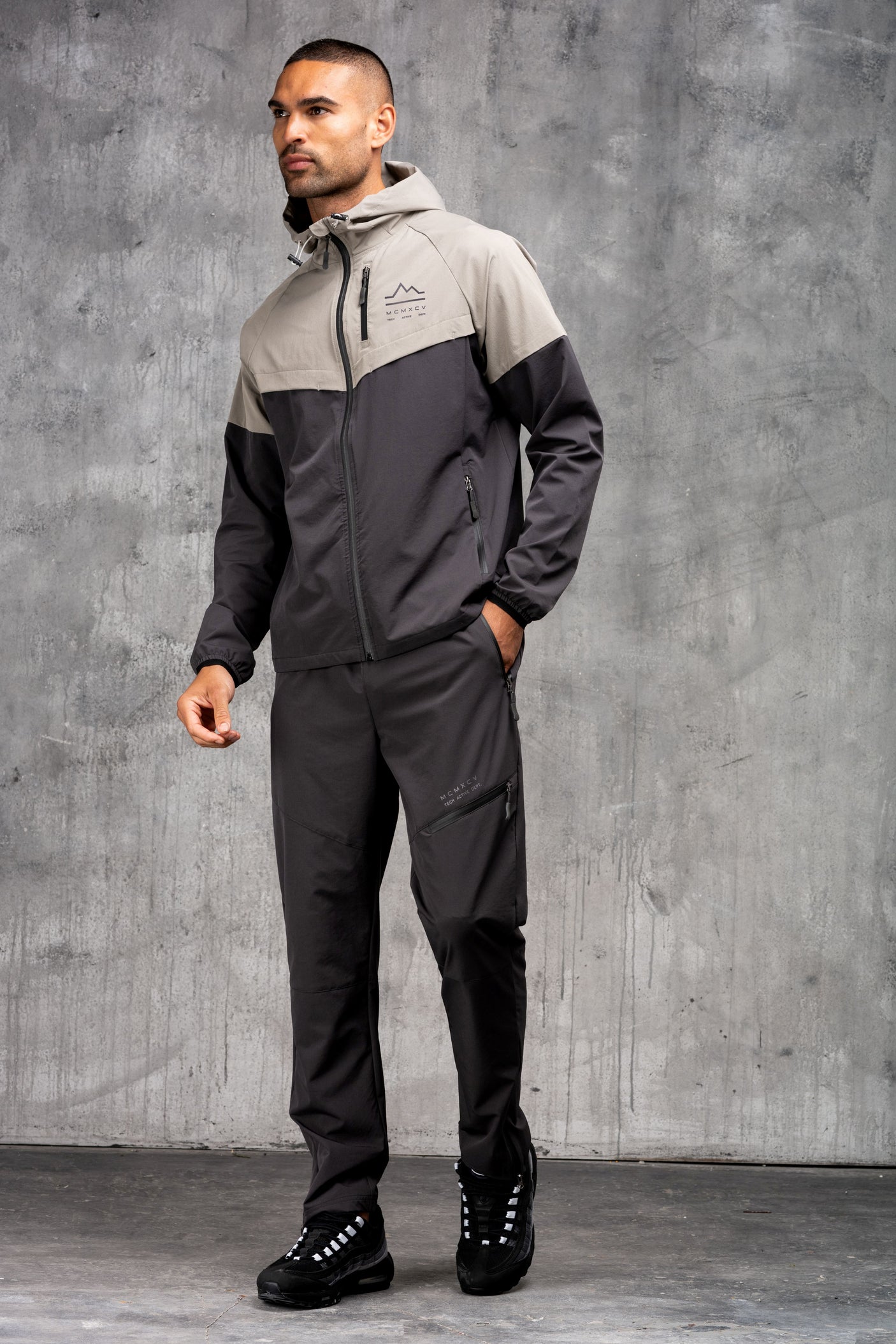 ASCENT V2 TECH JACKET & PANT - GREY/DARK CHARCOAL