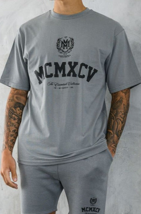 VERTEX T-SHIRT - LAVA GREY