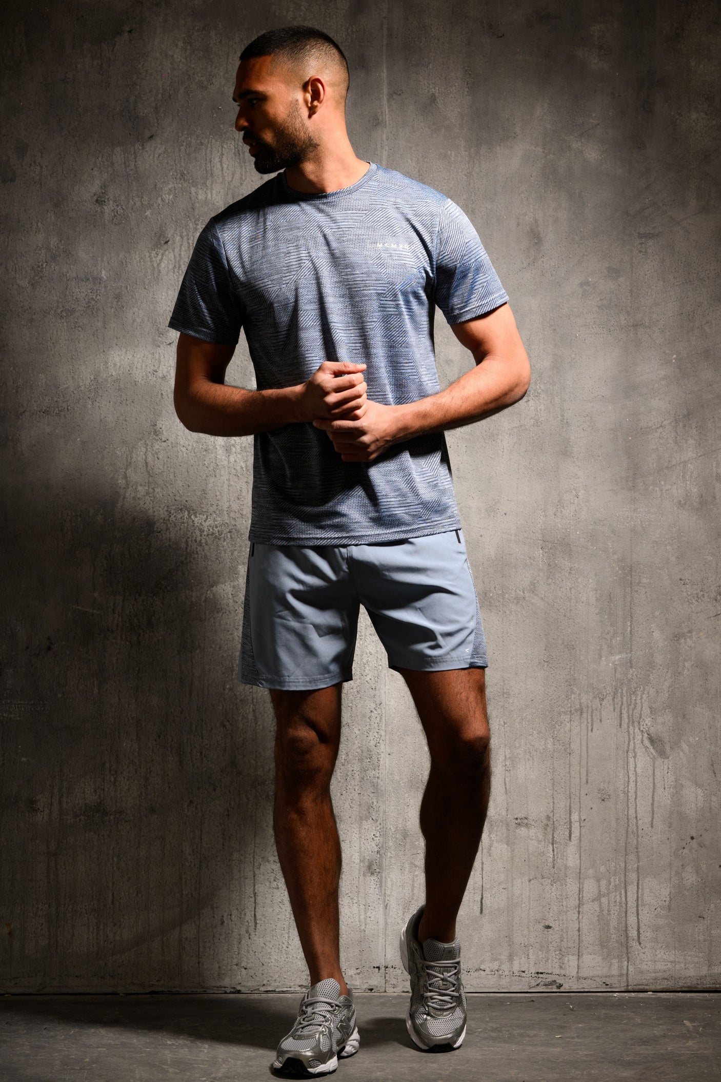 VOLT T-SHIRT & SHORT ACTIVE SET - BLUE