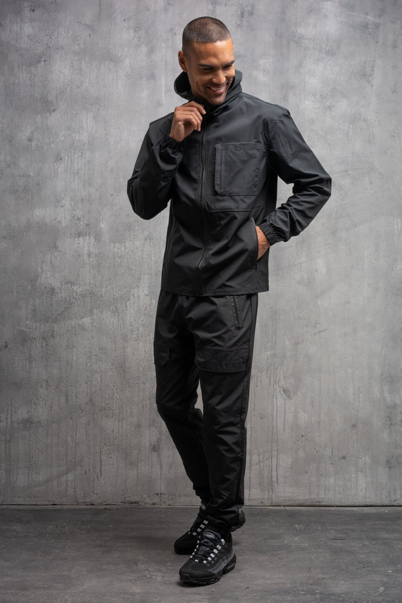 CADET TECH TRACKSUIT - BLACK