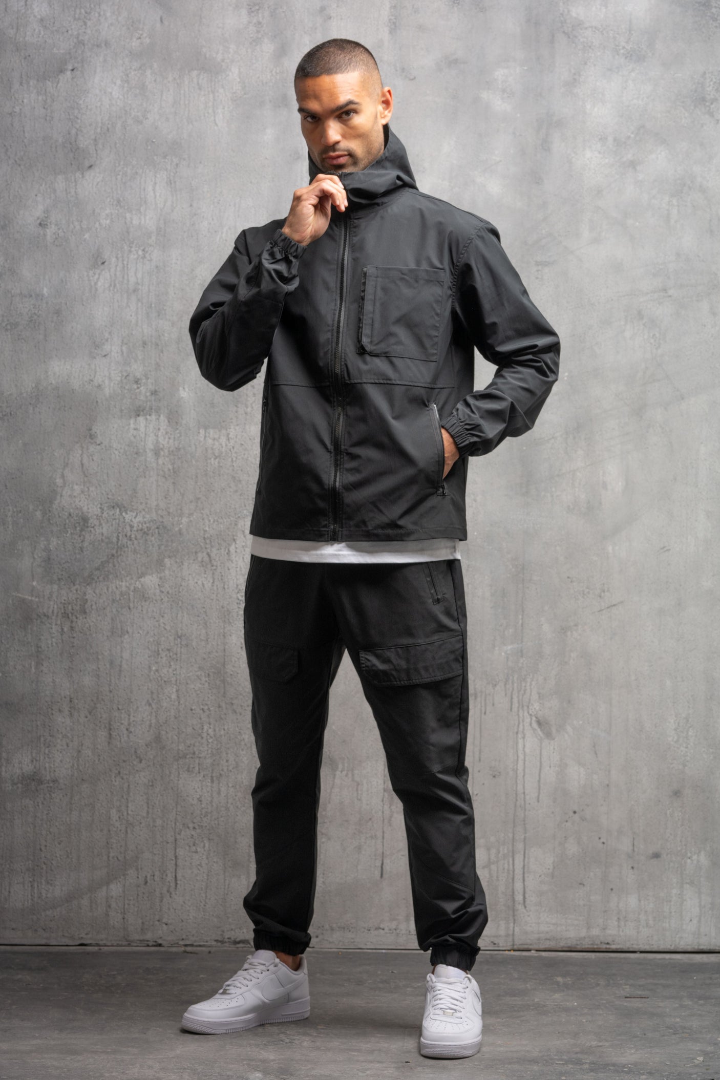 CADET JACKET & PANT SET - BLACK