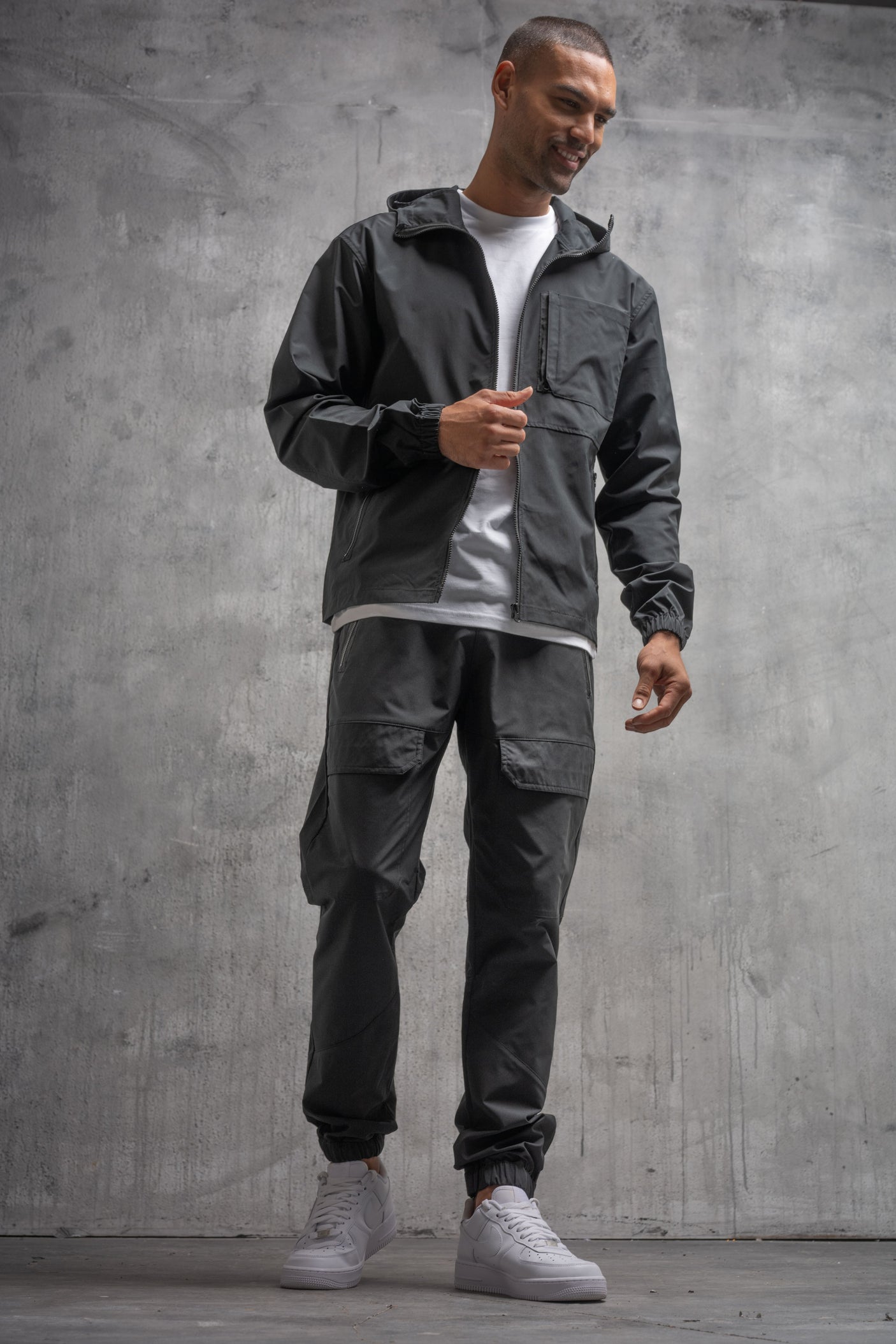 CADET JACKET & PANT SET - BLACK