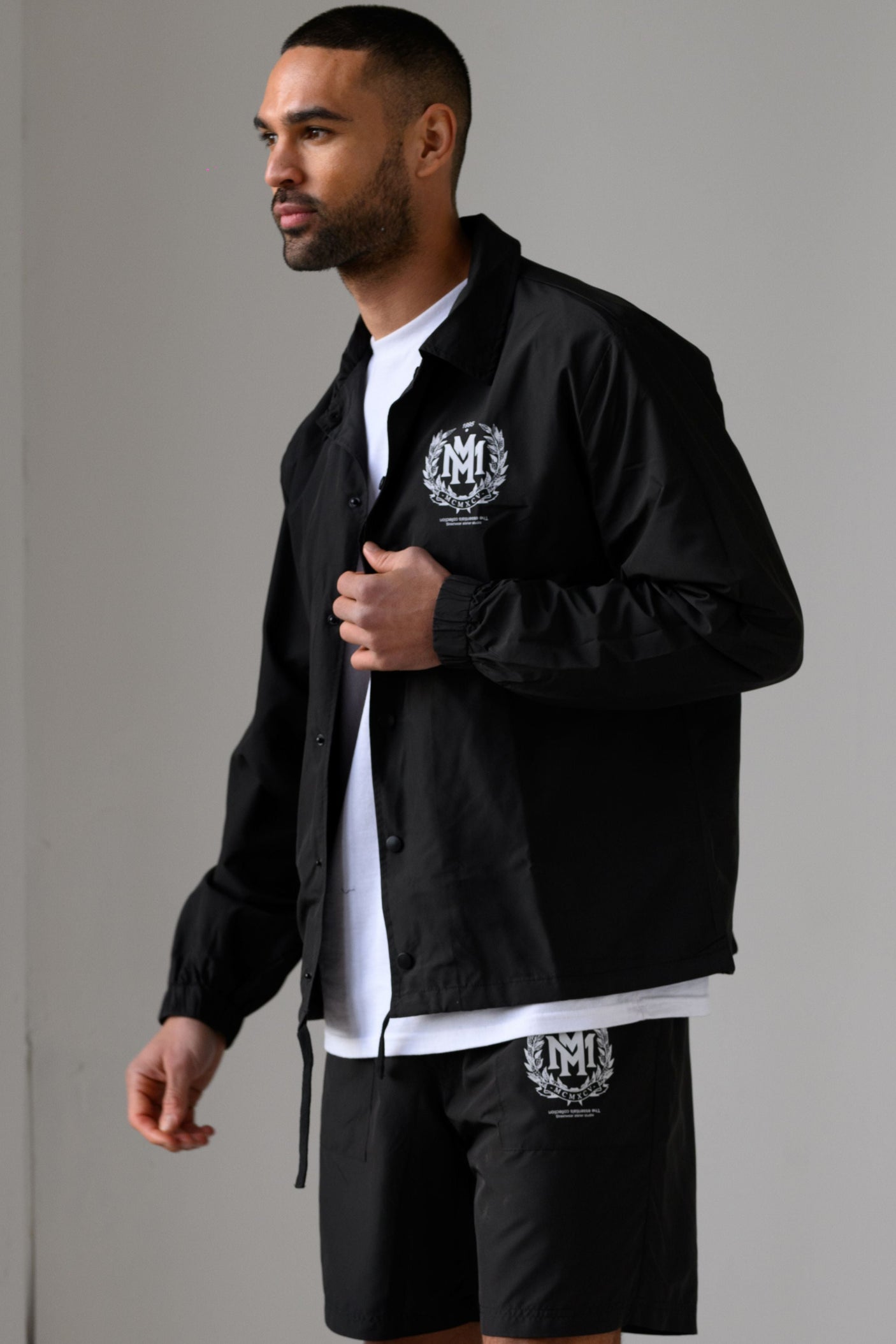 CARTER COACH JACKET - BLACK