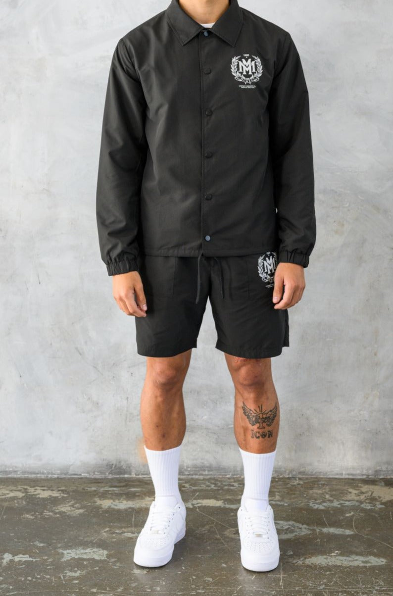 CARTER COACH JACKET - BLACK