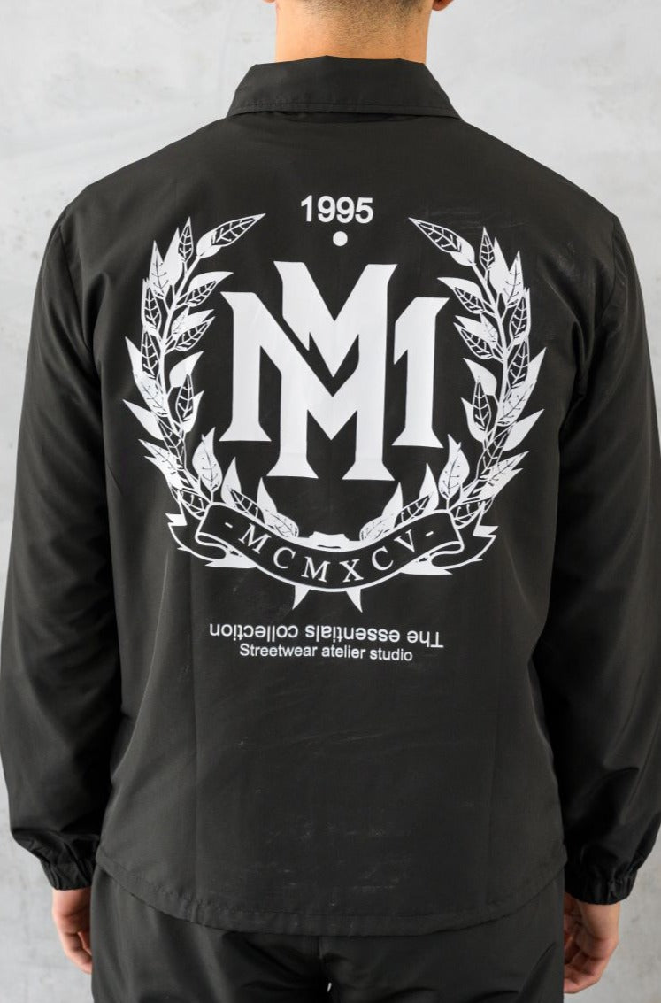 CARTER COACH JACKET - BLACK