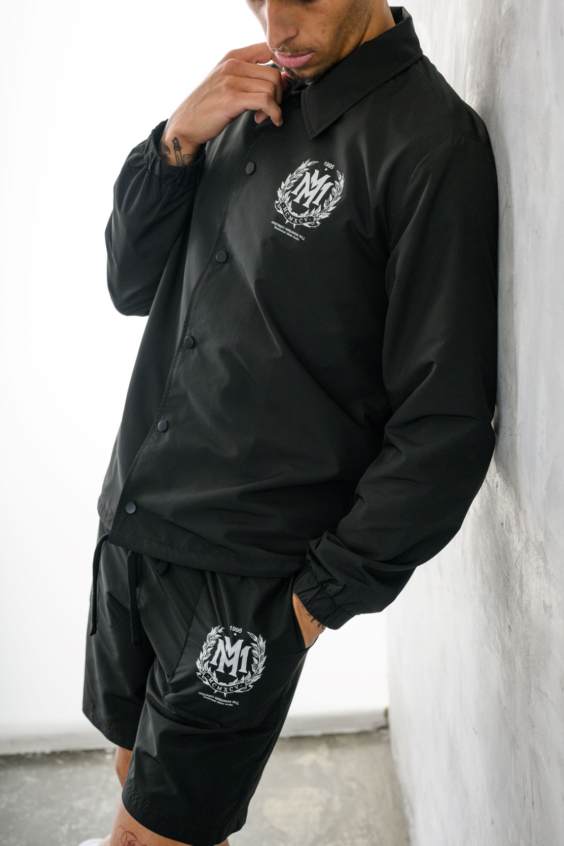 CARTER COACH JACKET - BLACK