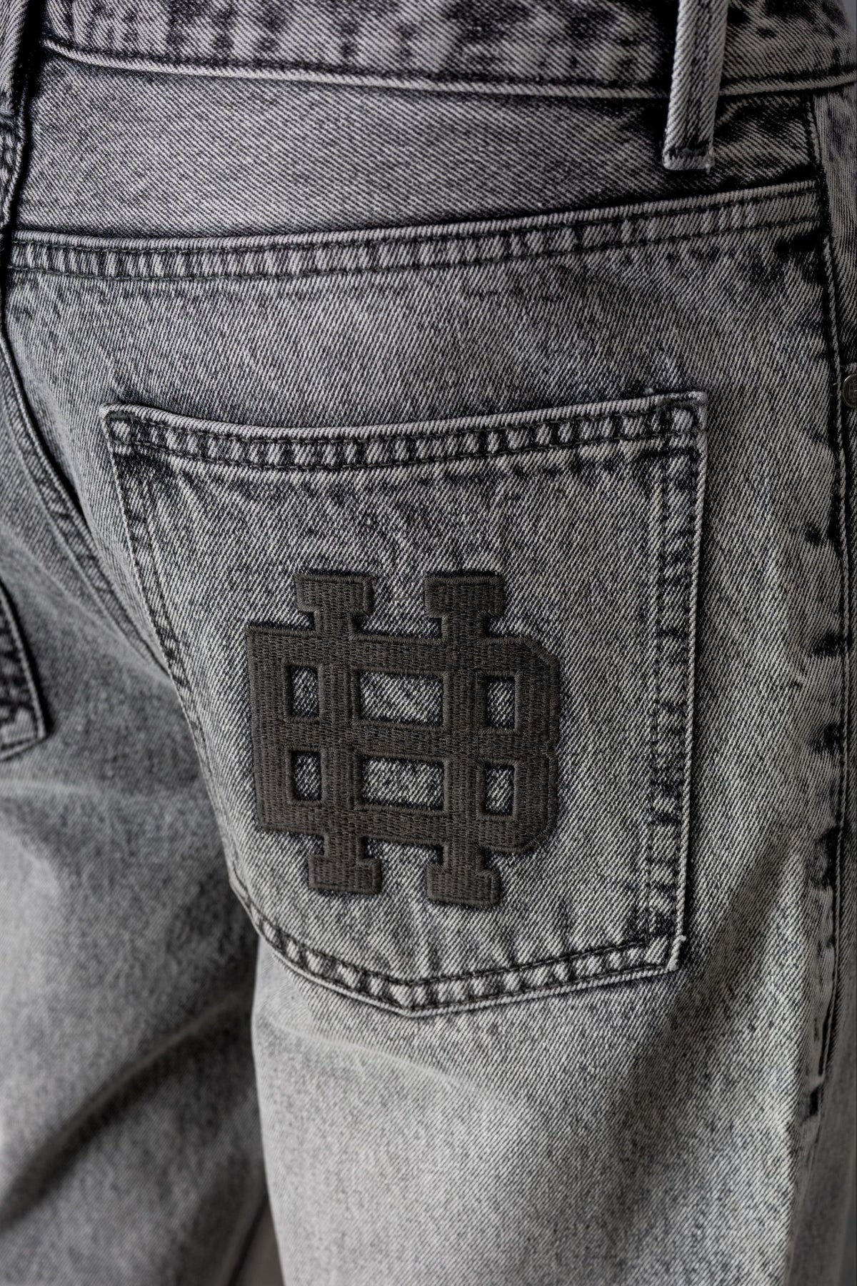 CLUB Premium Washed Denim Jeans - GREY