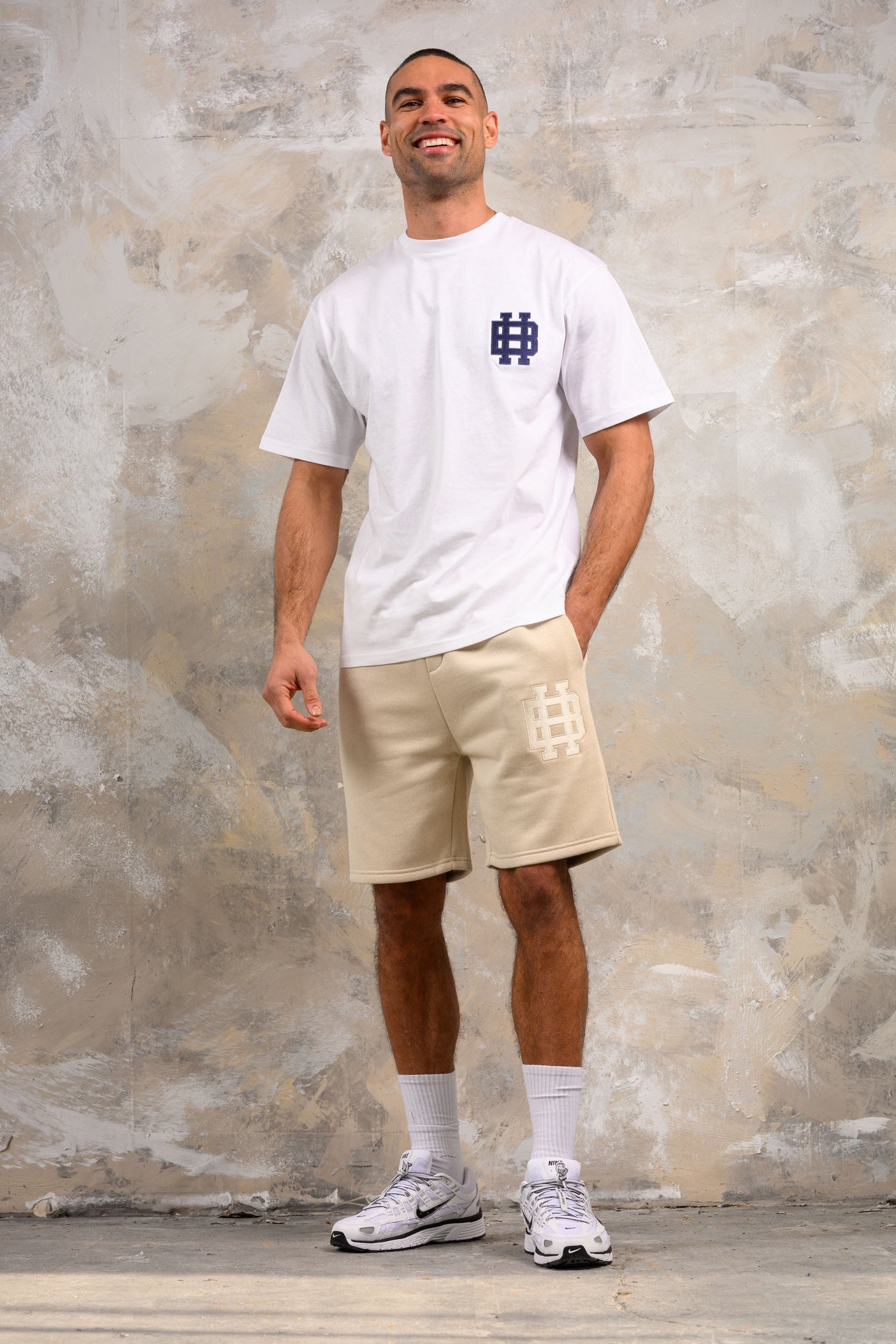 CLUB HOODY & SHORT SET - OFF WHITE
