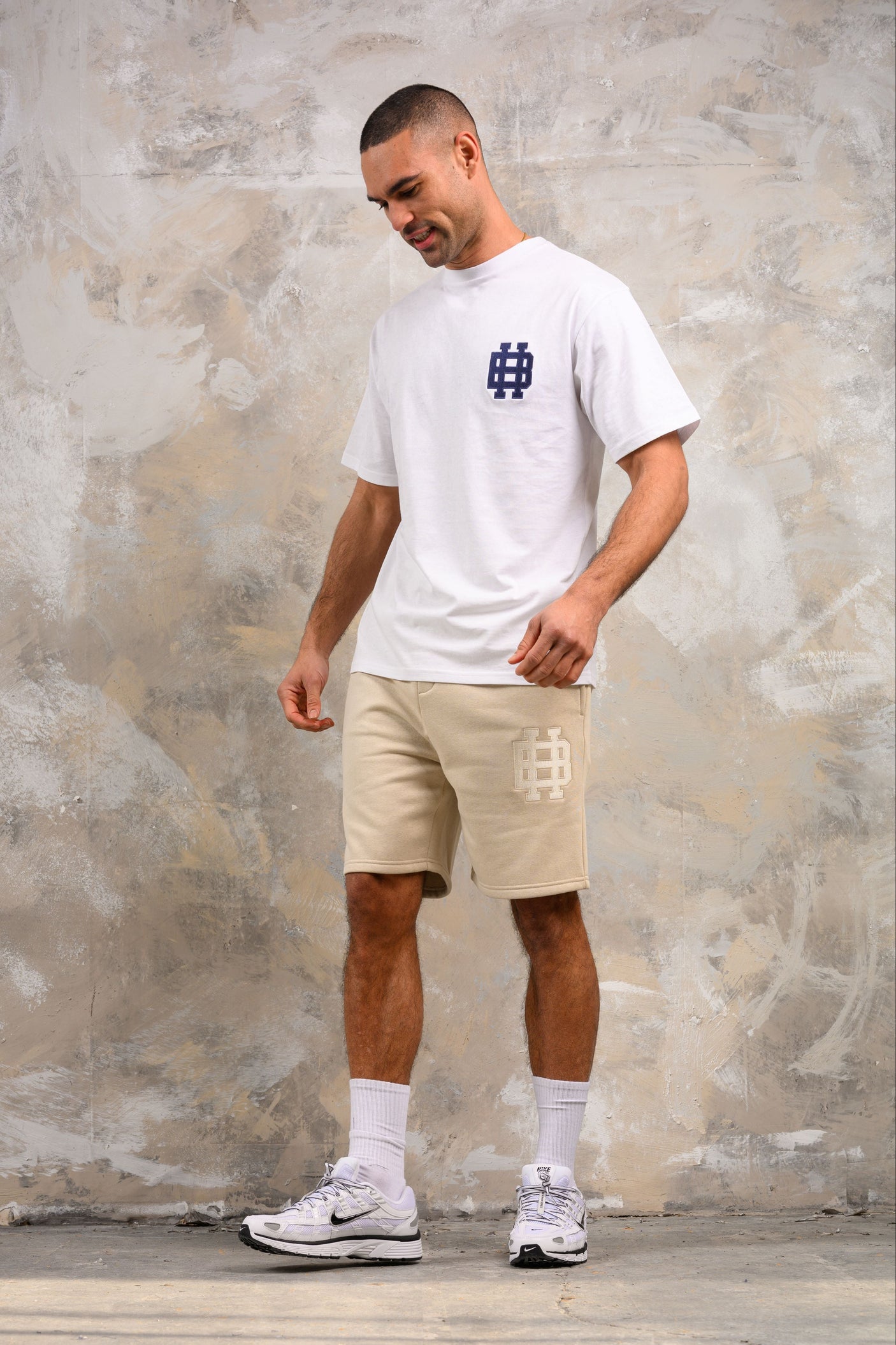 CLUB HOODY & SHORT SET - OFF WHITE