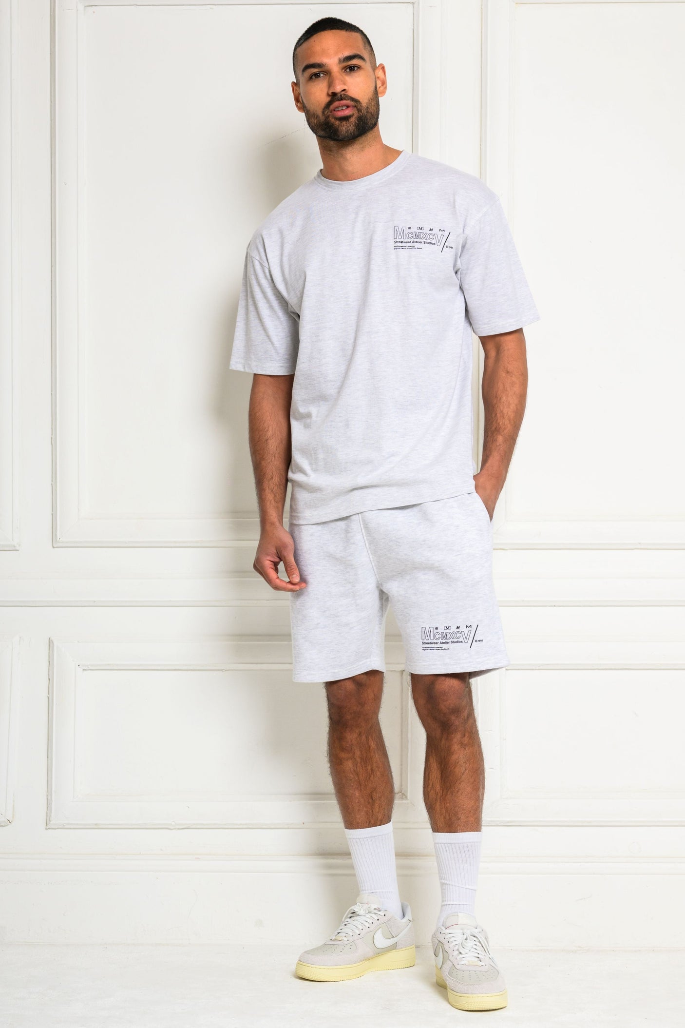 COBRA SHORT - GREY MARL