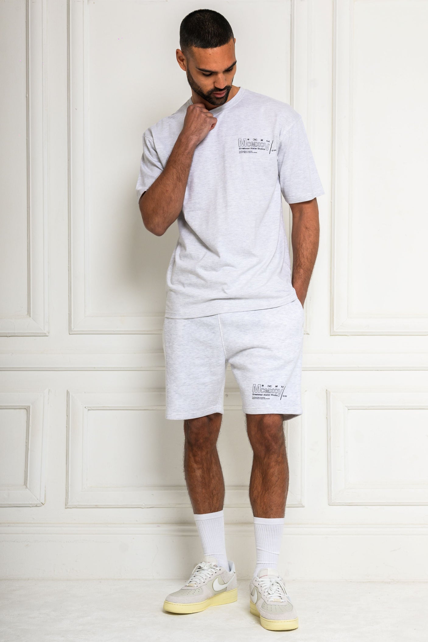 COBRA SHORT - GREY MARL