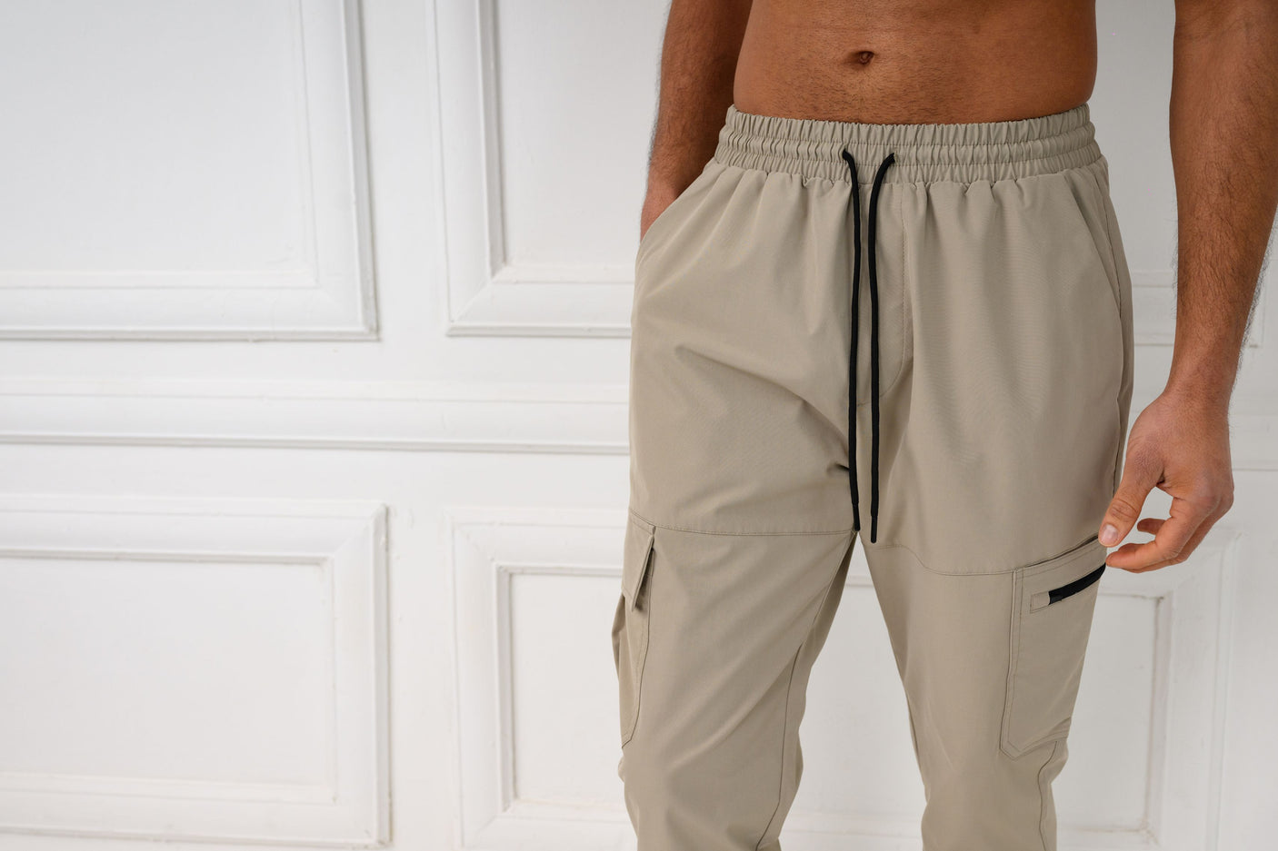 CORP V2 CARGO PANTS - CEMENT