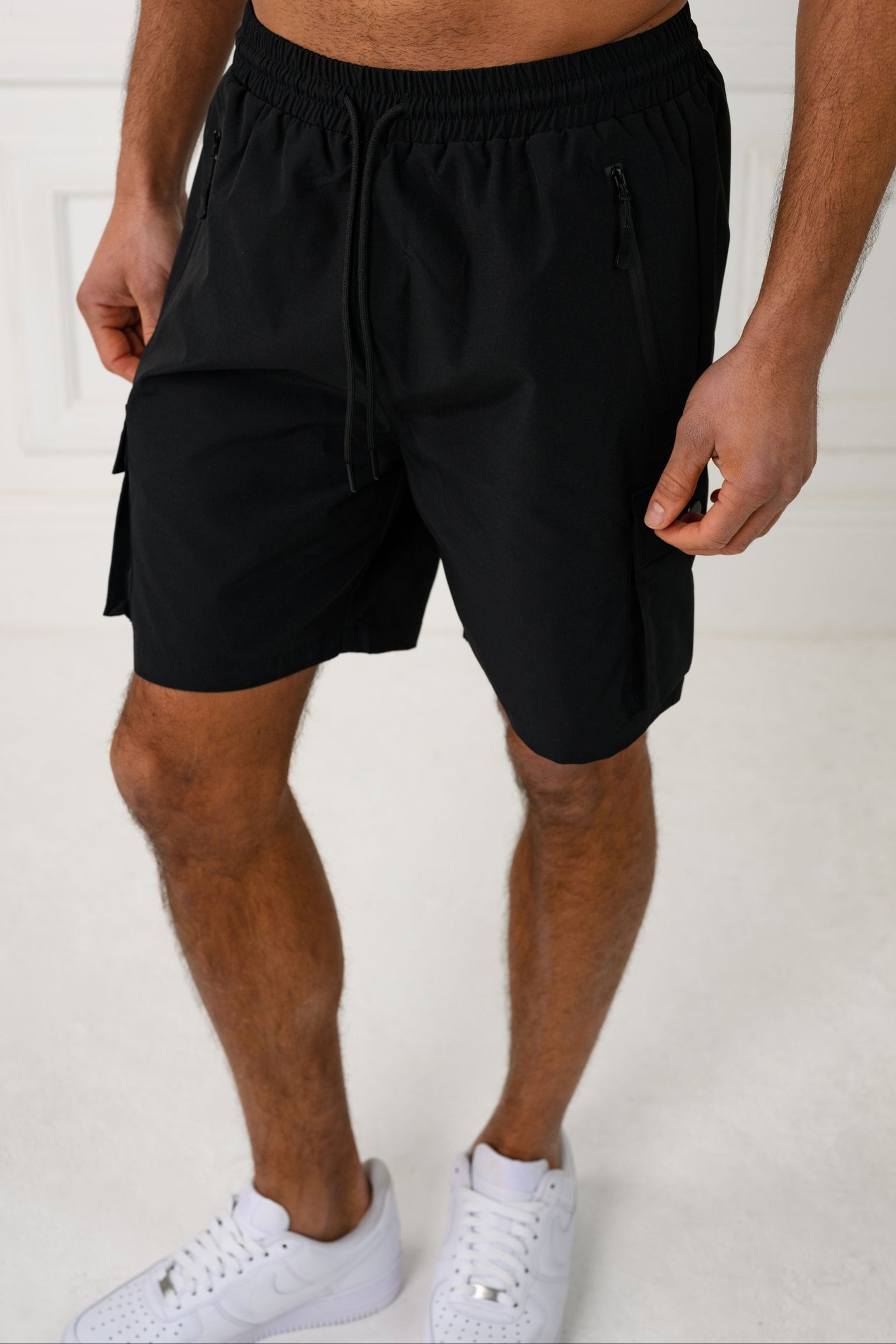 CREED CARGO SHORTS - BLACK