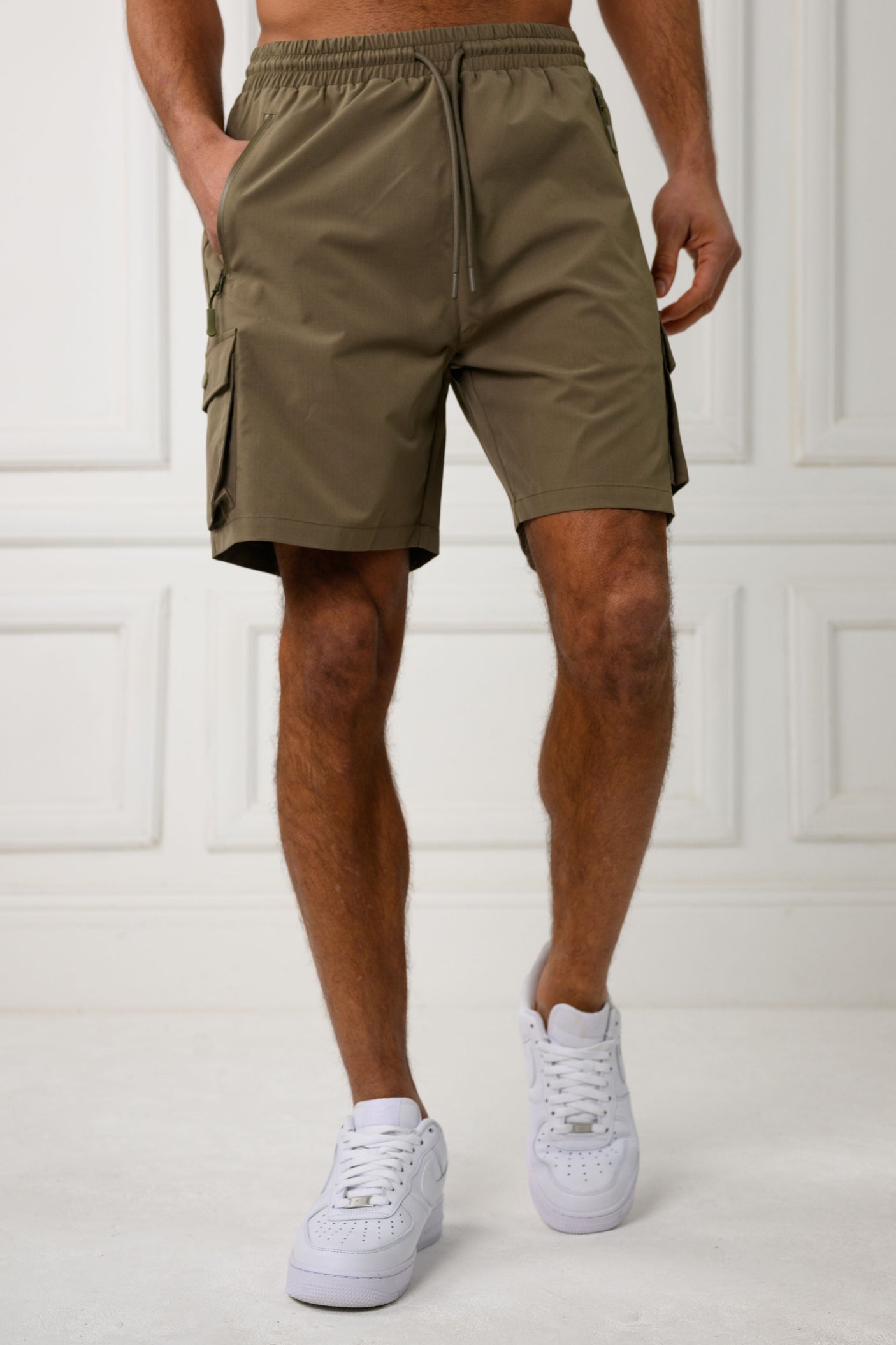 CREED CARGO SHORTS - TAUPE