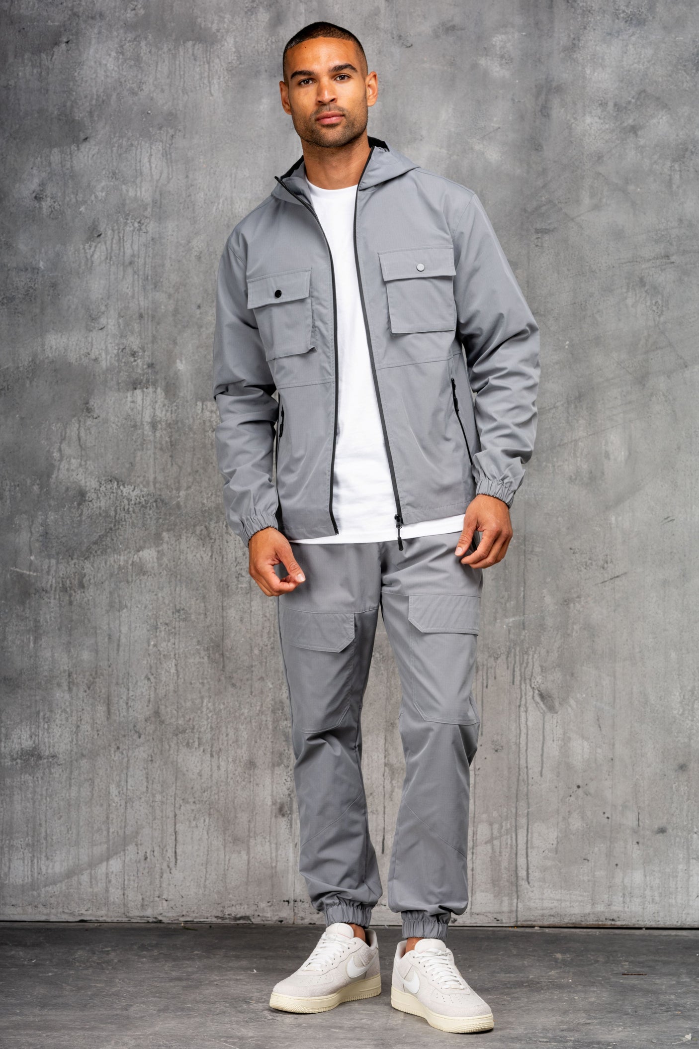 CREED JACKET & PANT SET - MID GREY