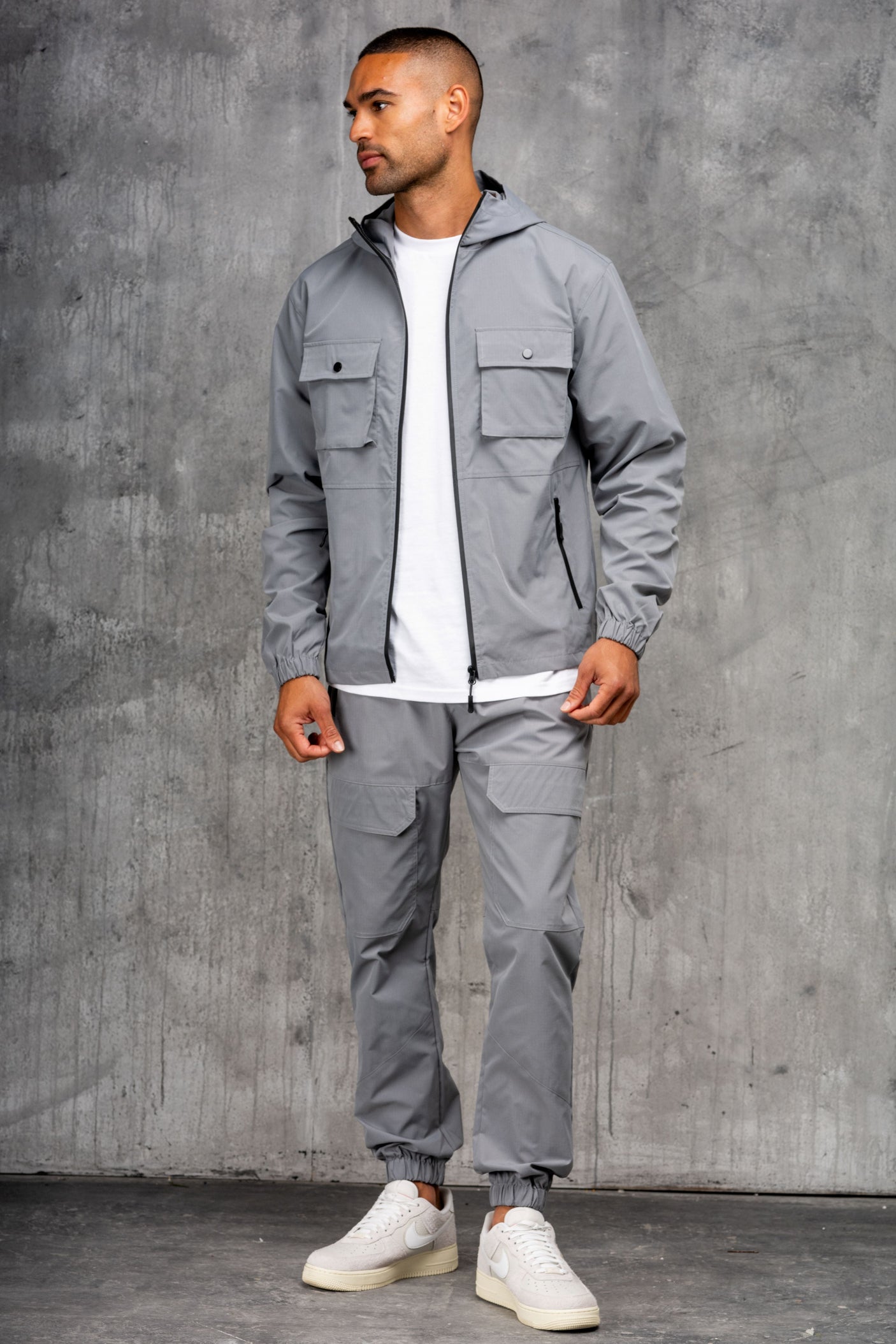 CREED JACKET & PANT SET - MID GREY