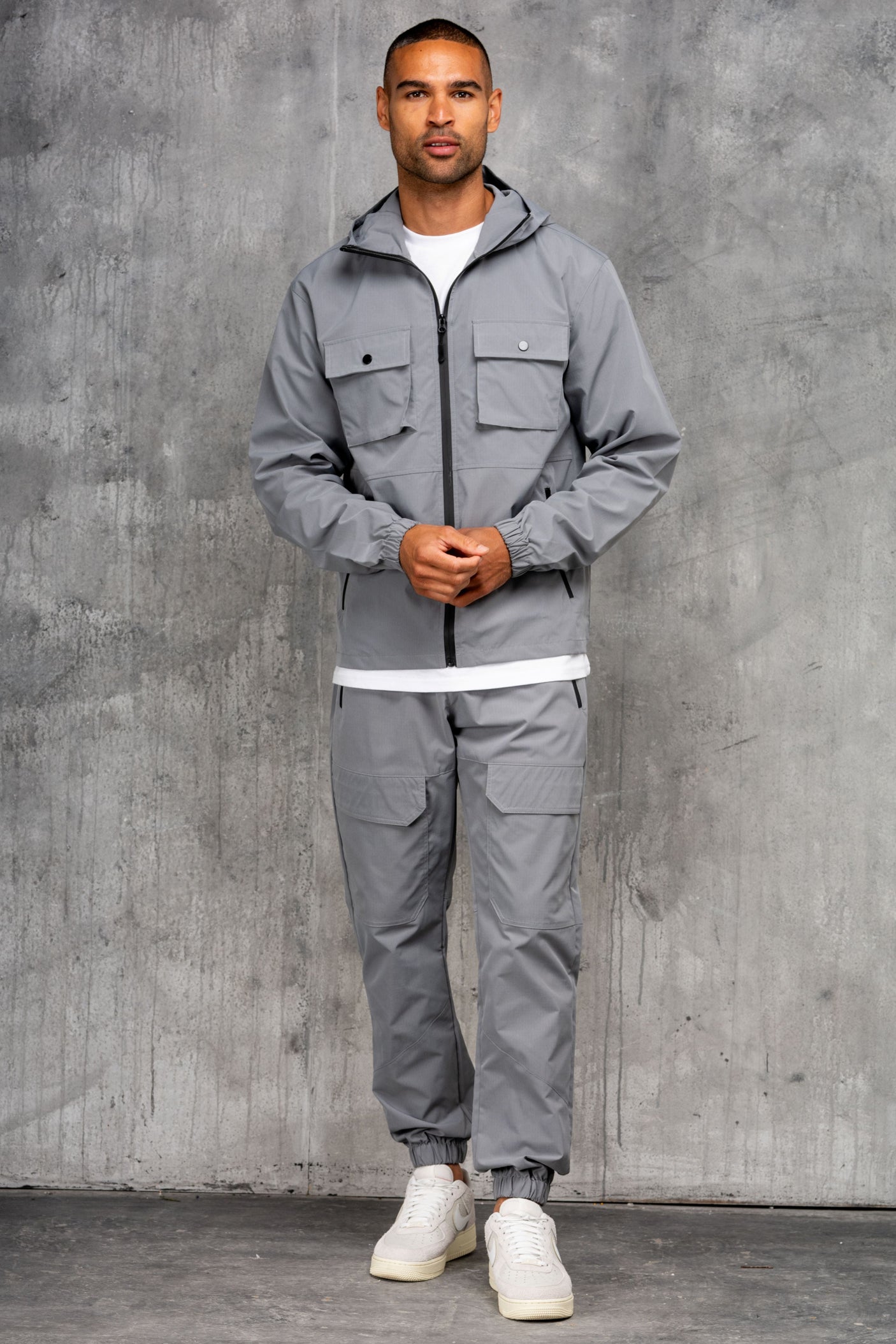 CREED JACKET & PANT SET - MID GREY