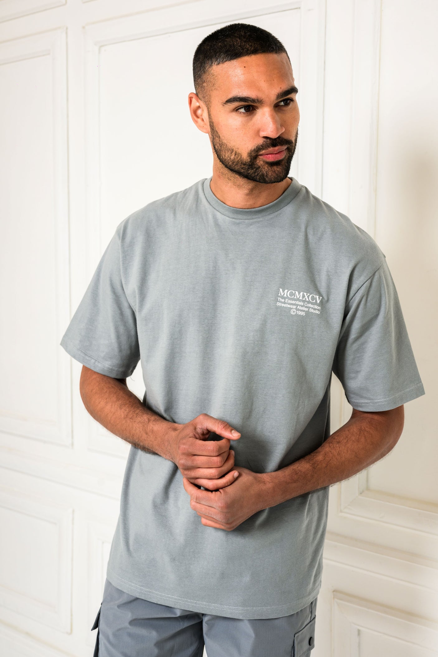 ESSENTIAL T-SHIRT - LAVA GREY