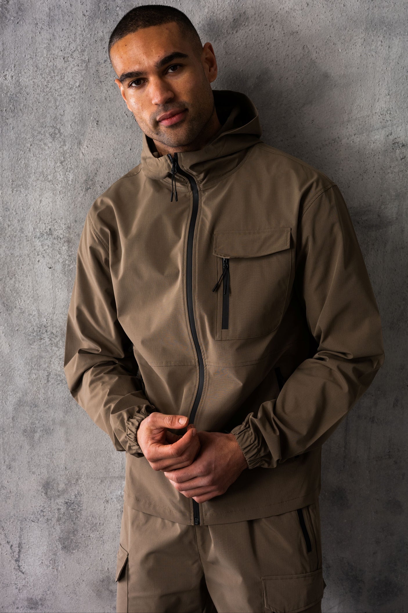 FALCON JACKET - DK TAUPE