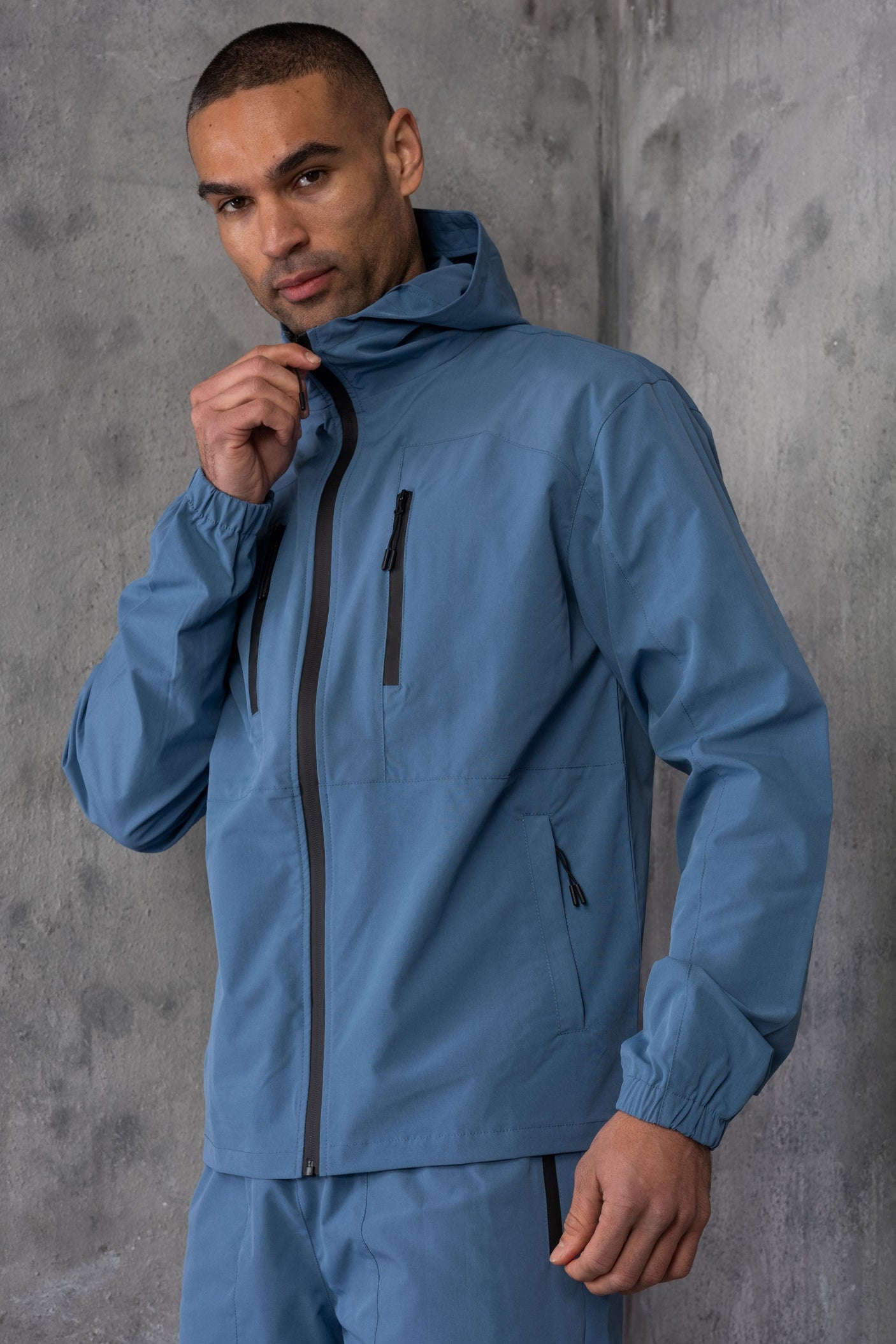 RAPTOR JACKET & SHORT SET - BLUE