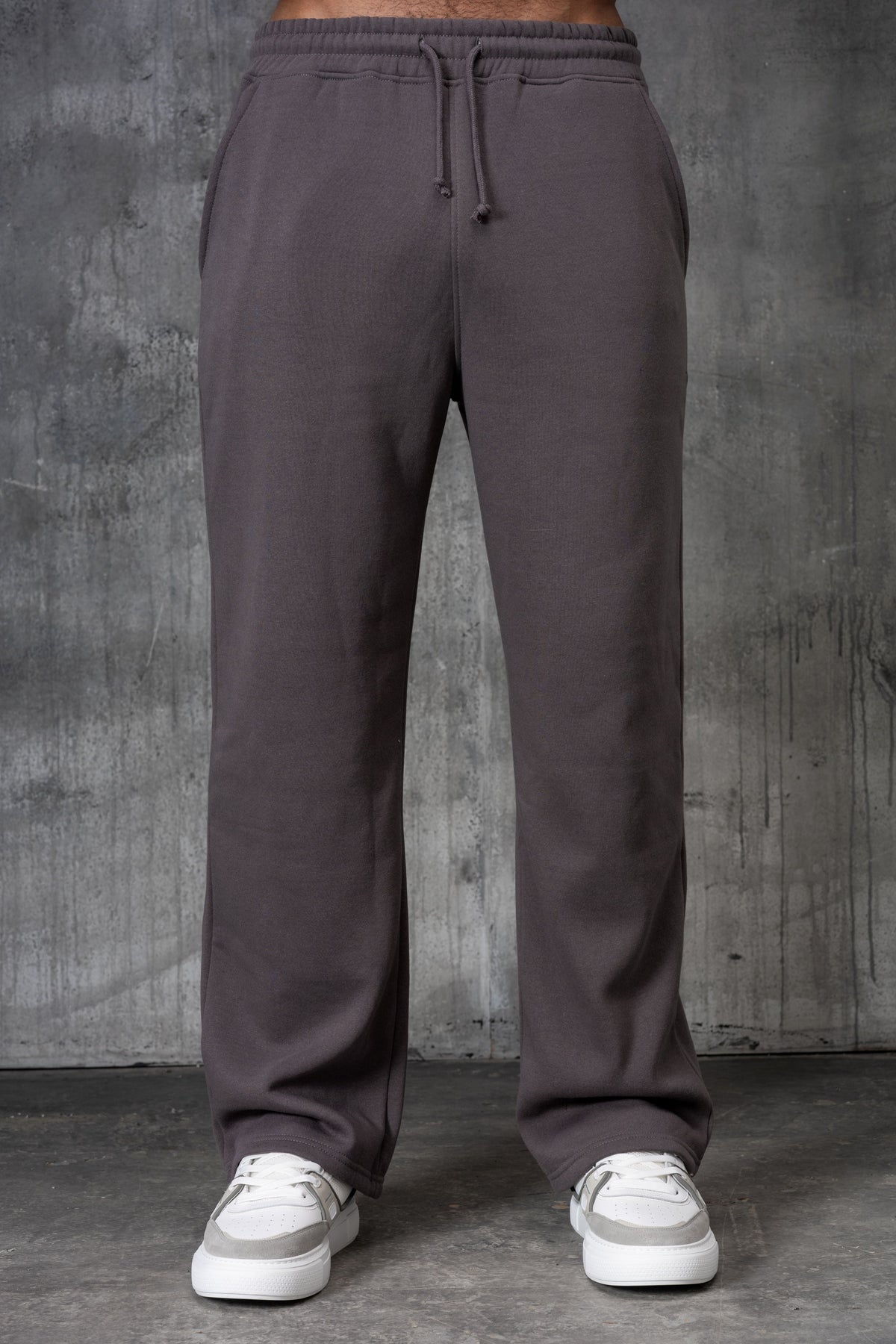 FELIX (UNBRANDED) OPEN HEM JOGGERS - CHARCOAL