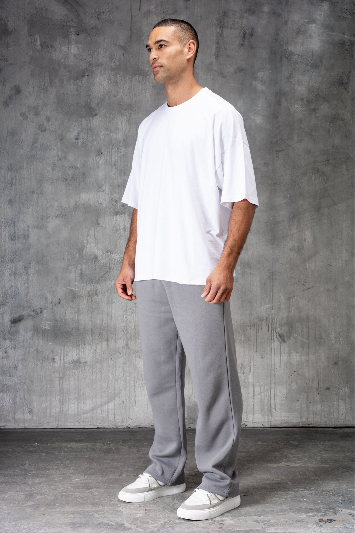 FELIX (UNBRANDED) OPEN HEM JOGGERS - LAVA GREY