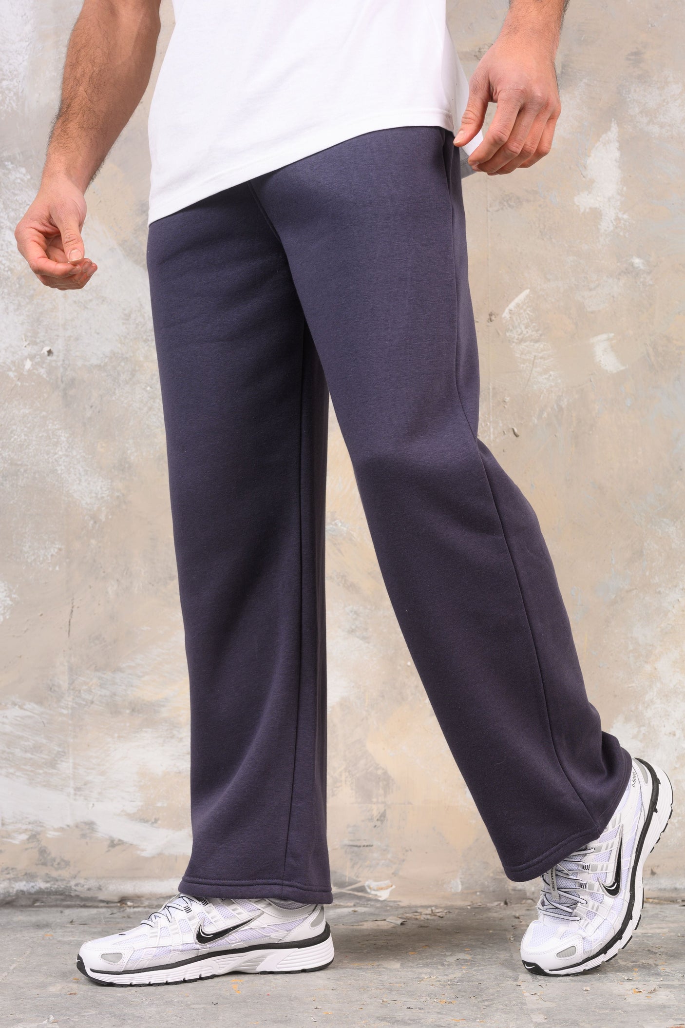 FELIX (UNBRANDED) OPEN HEM JOGGERS - NAVY