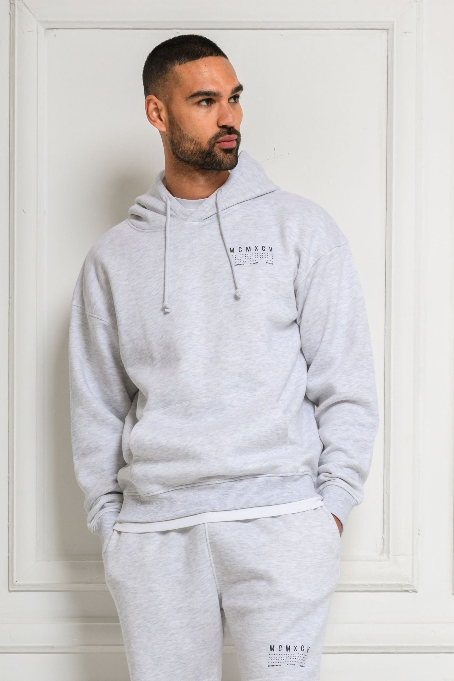FENTON TRACKSUIT - GREY MARL