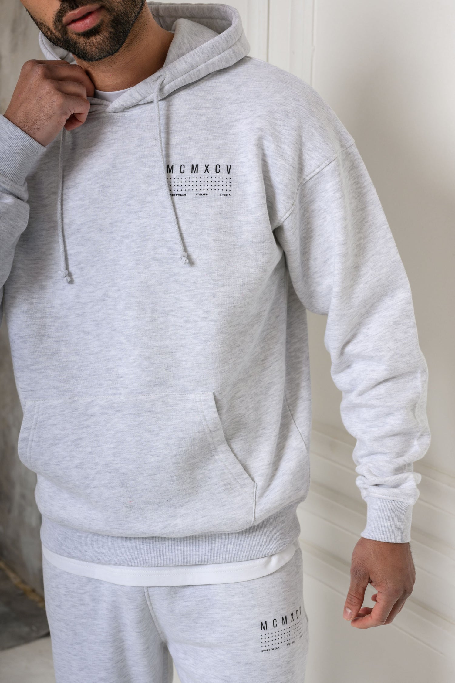 FENTON TRACKSUIT - GREY MARL