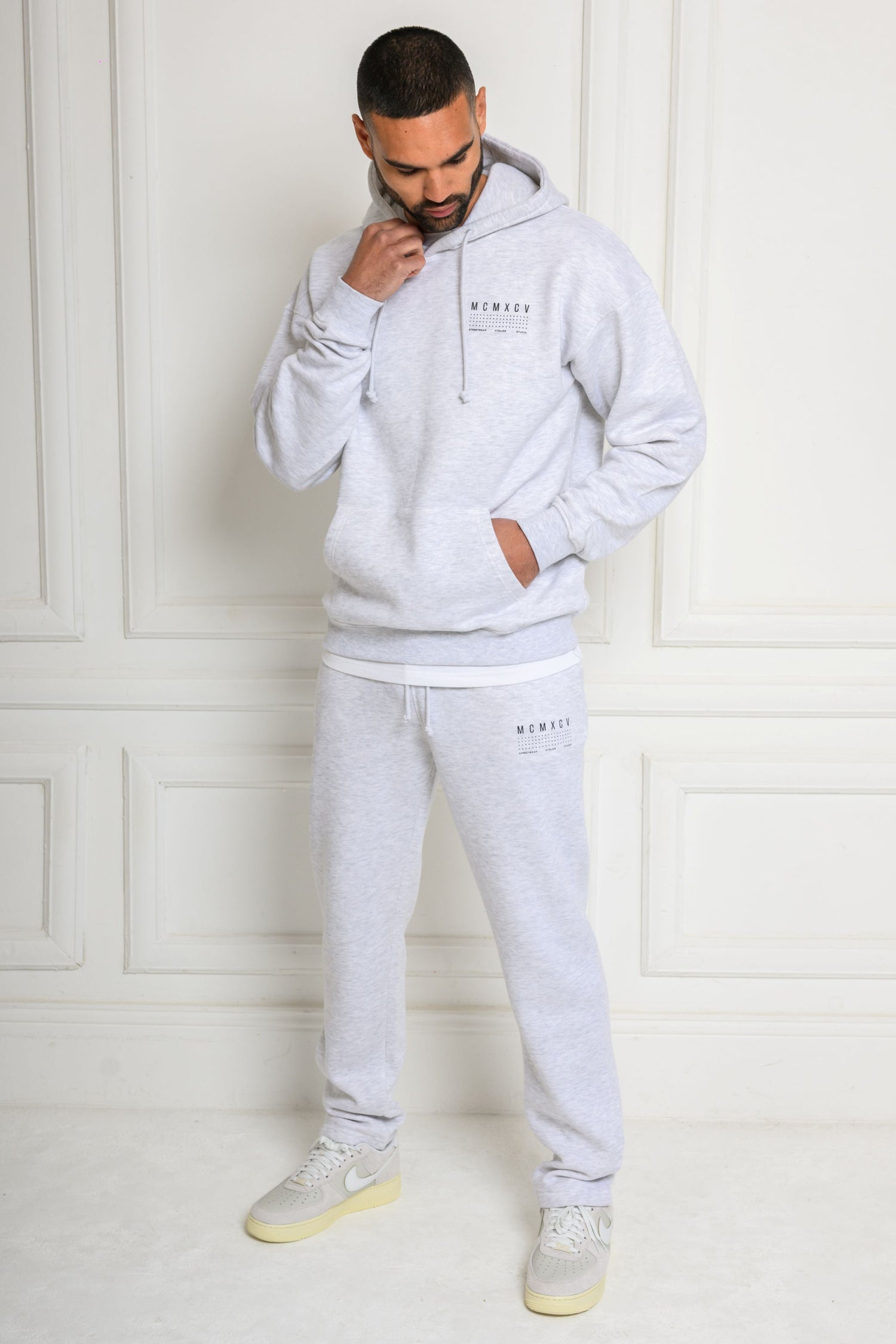 FENTON TRACKSUIT - GREY MARL
