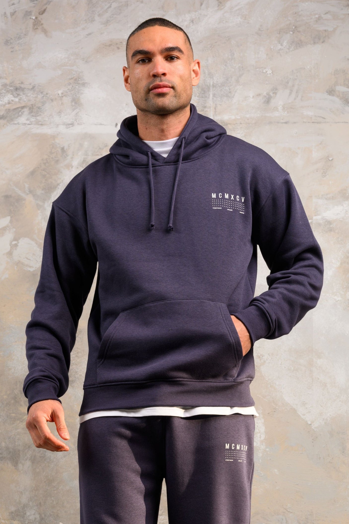 FENTON HOODY - NAVY