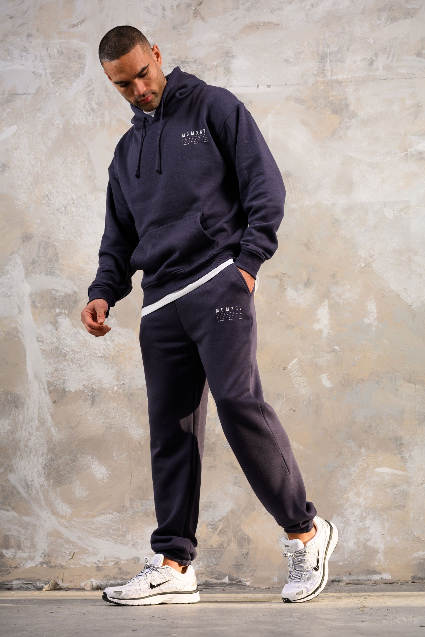 FENTON CUFFED JOGGER- NAVY