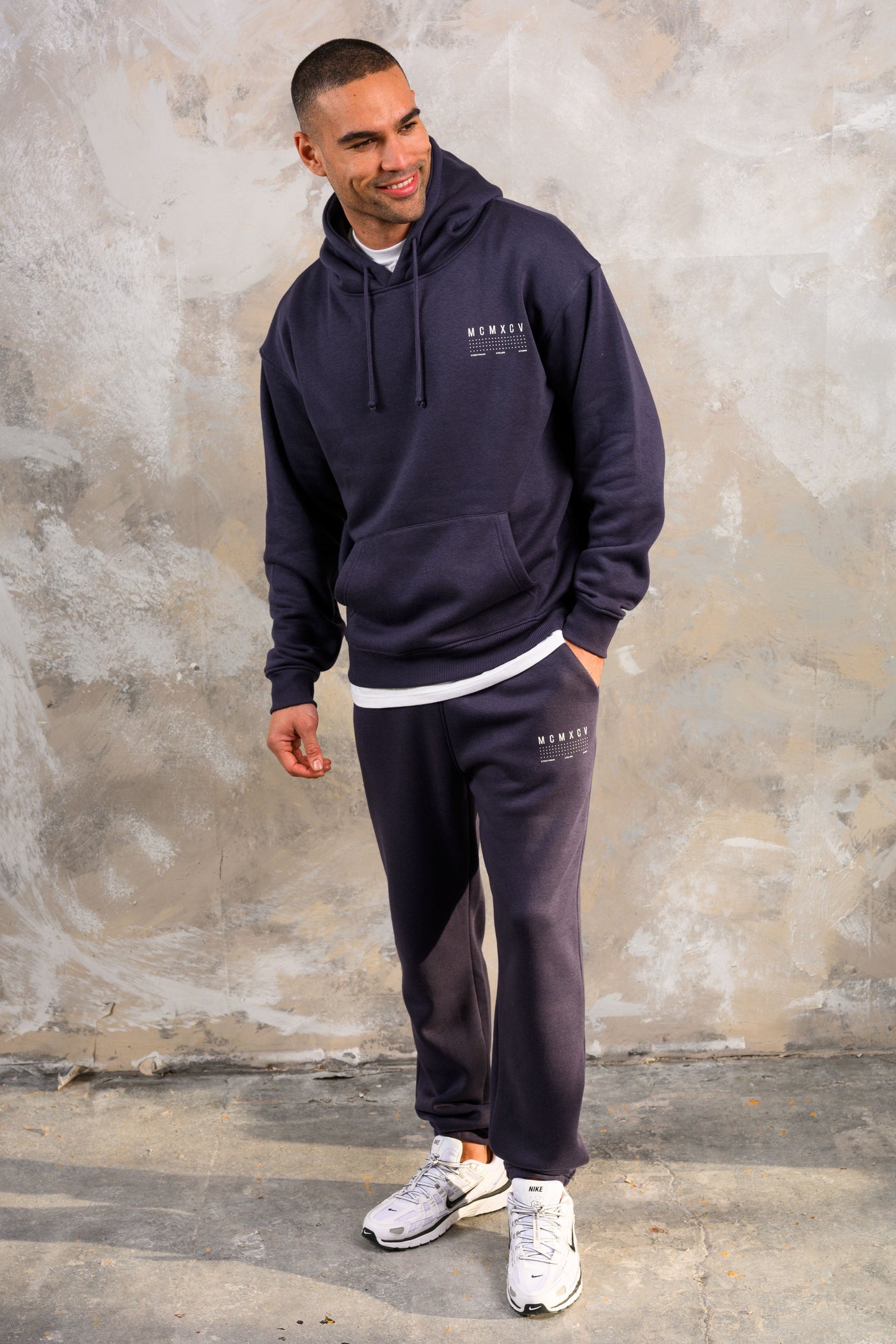 FENTON CUFFED JOGGER- NAVY