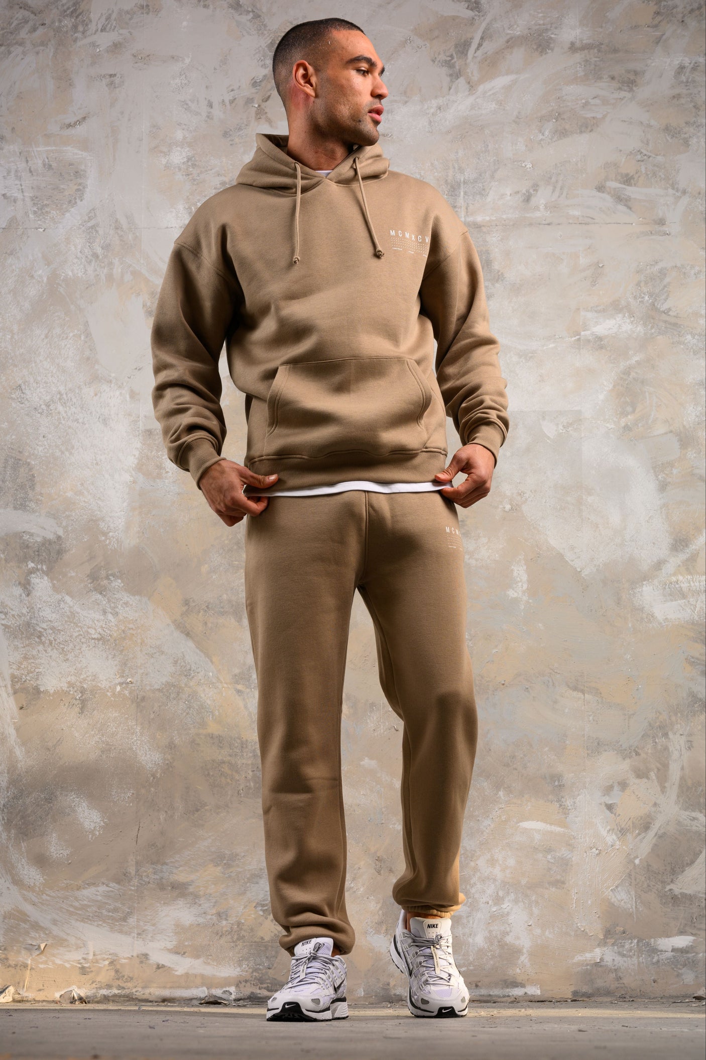 FENTON CUFFED JOGGER - STONE