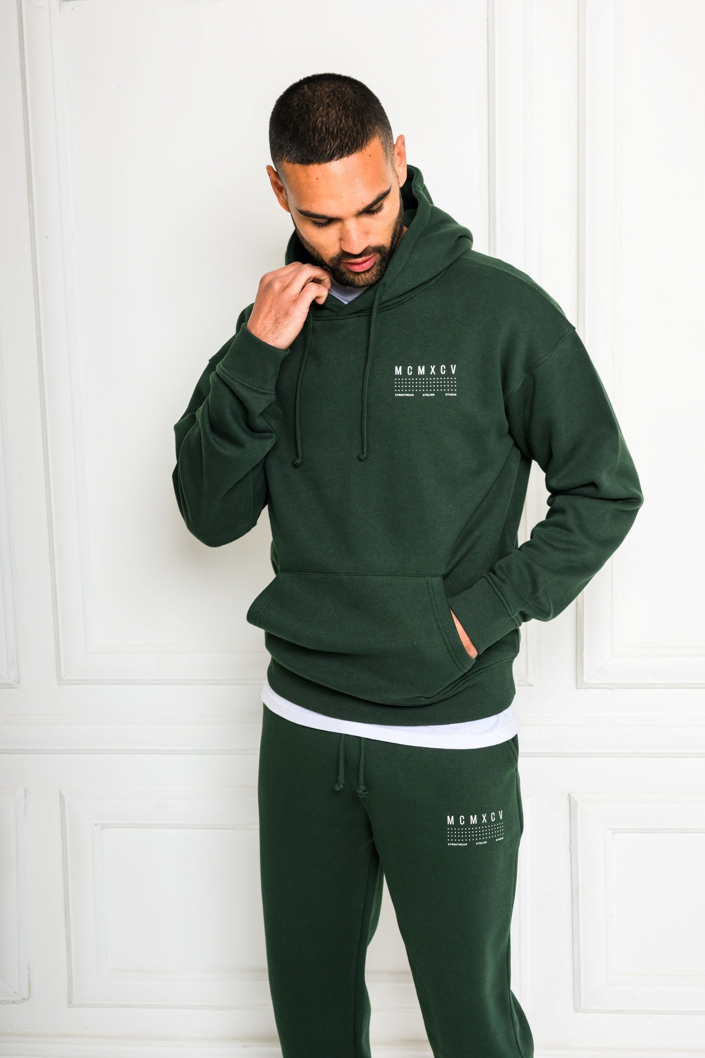 FENTON HOODIE - HUNTER GREEN