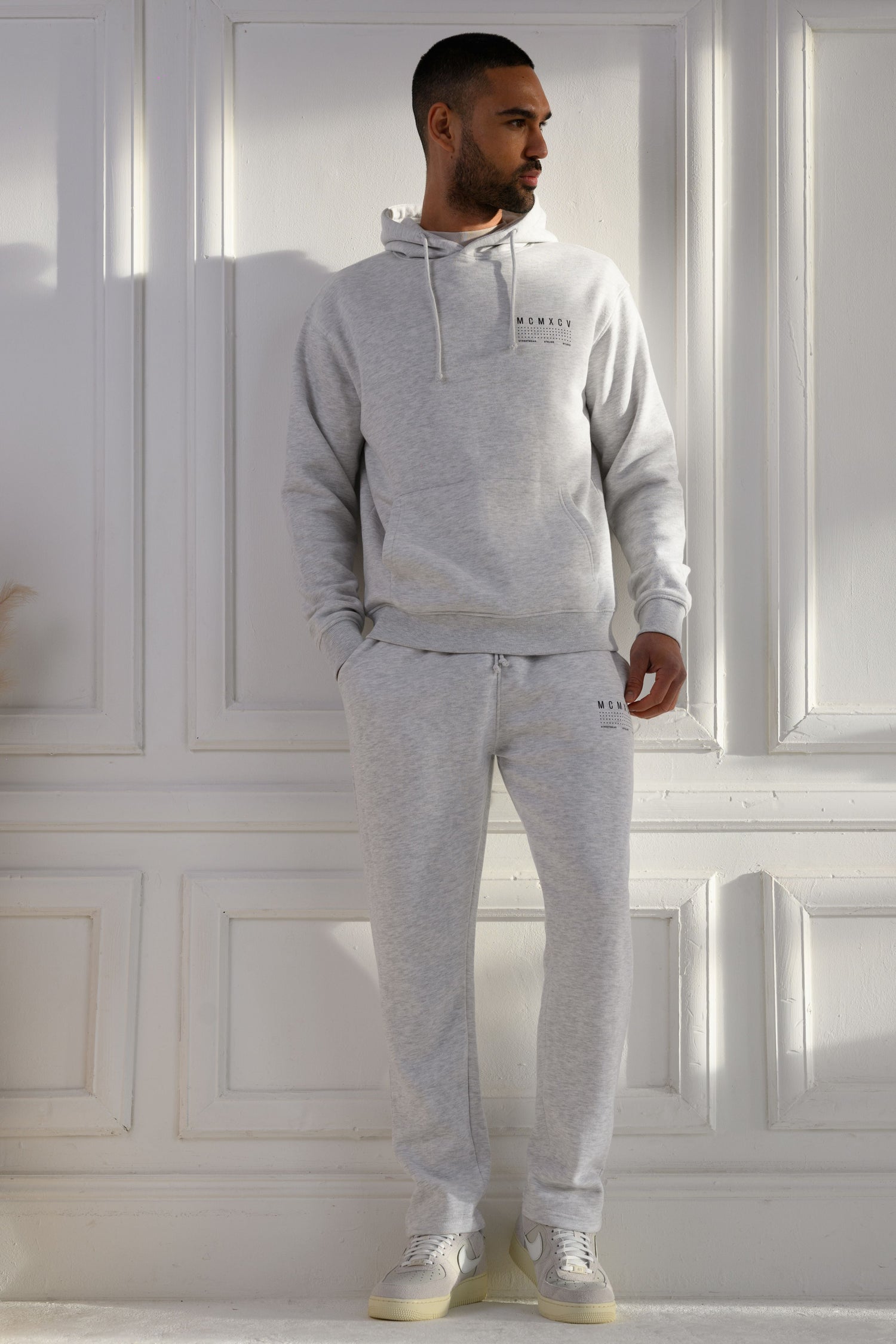 FENTON TRACKSUIT - GREY MARL