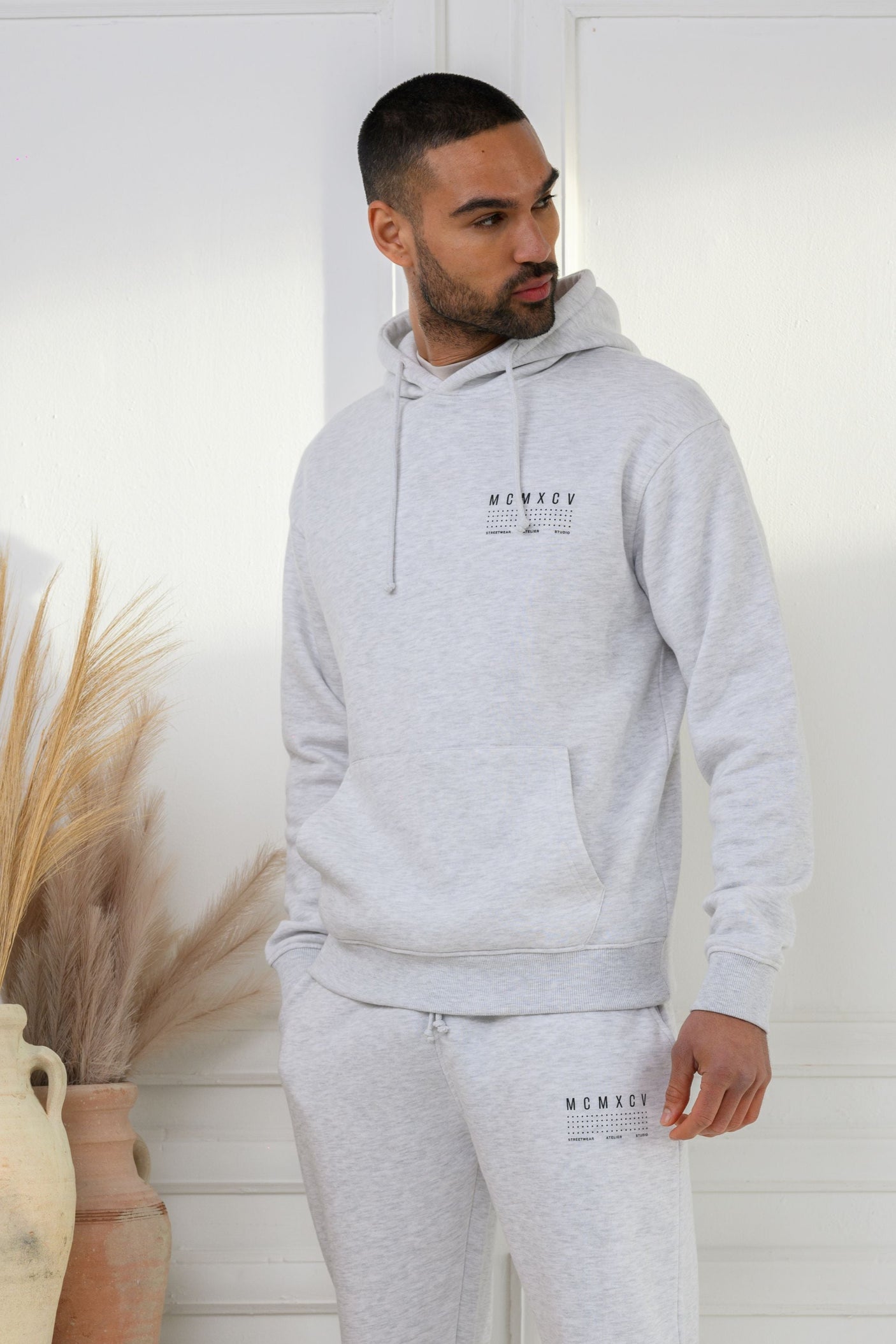 FENTON TRACKSUIT - GREY MARL
