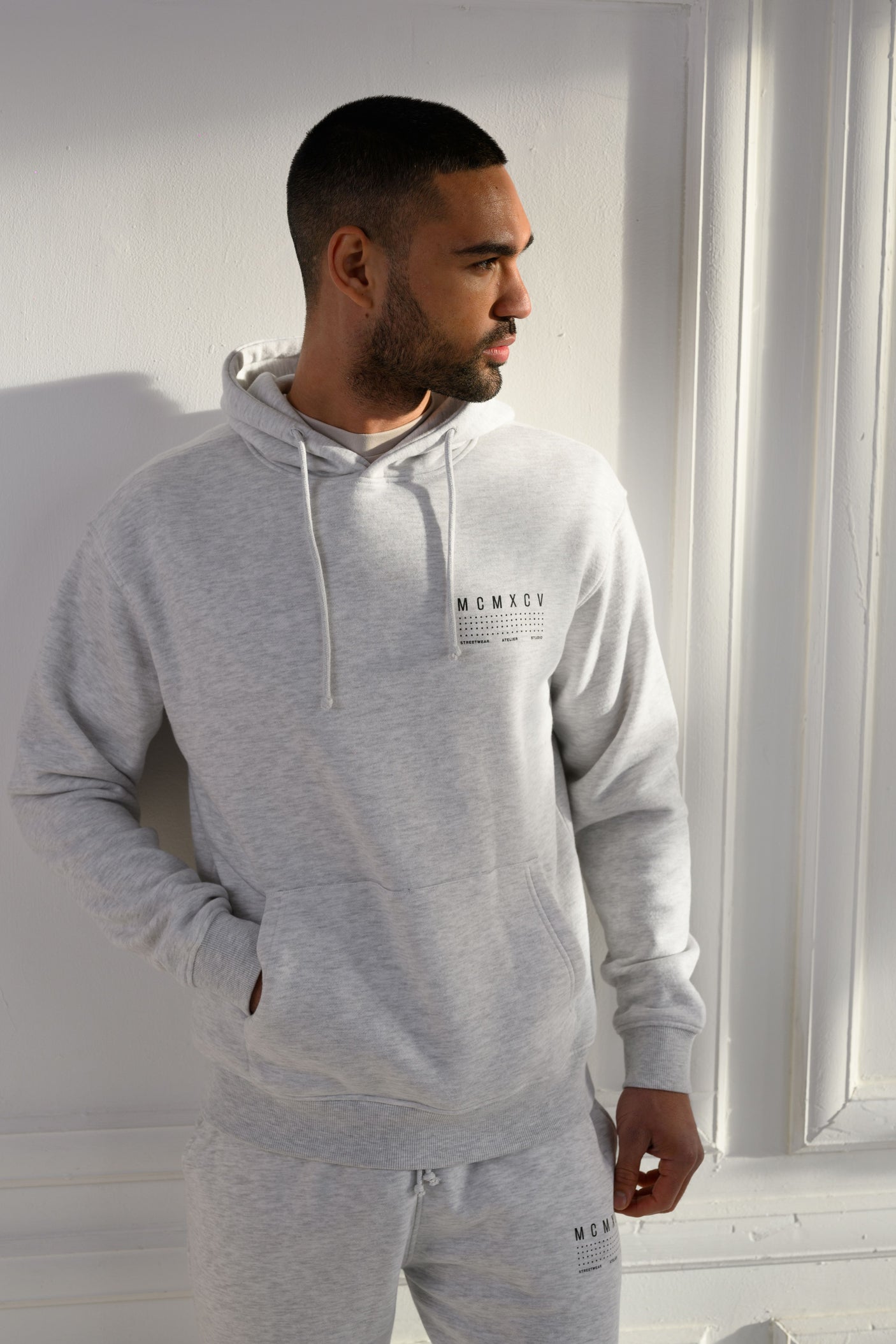 FENTON TRACKSUIT - GREY MARL