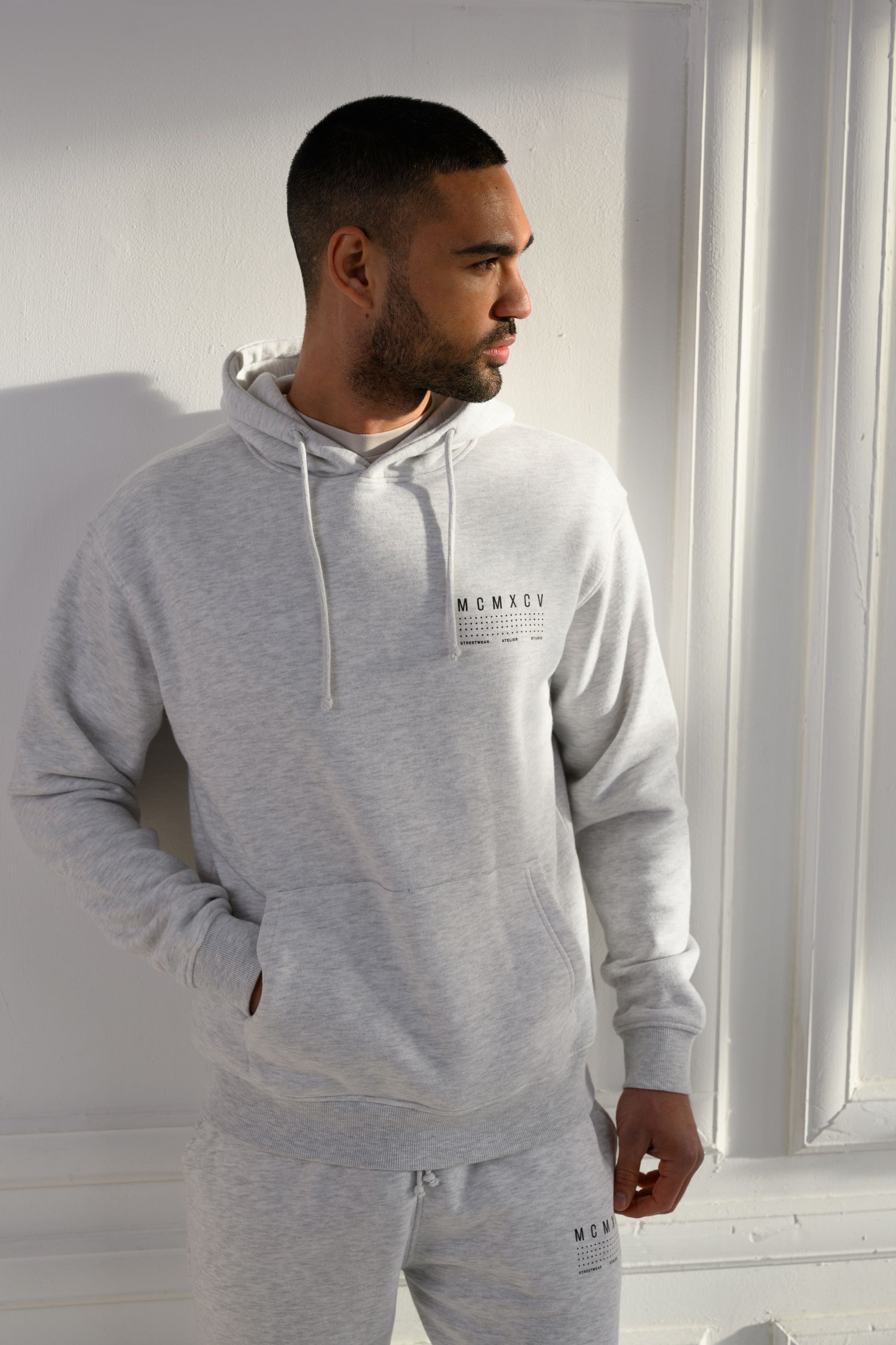 FENTON TRACKSUIT - GREY MARL