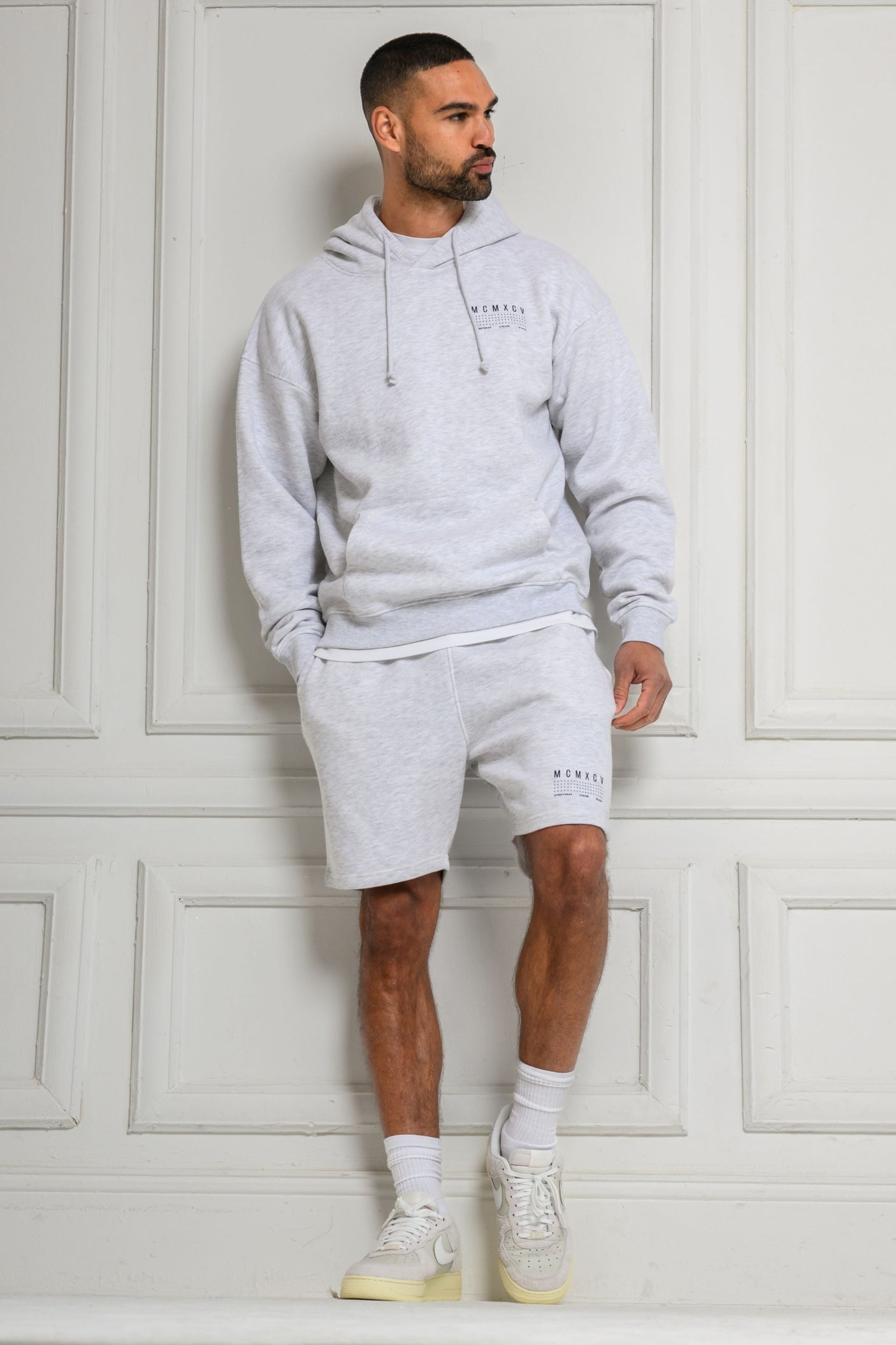 FENTON SHORT - GREY MARL