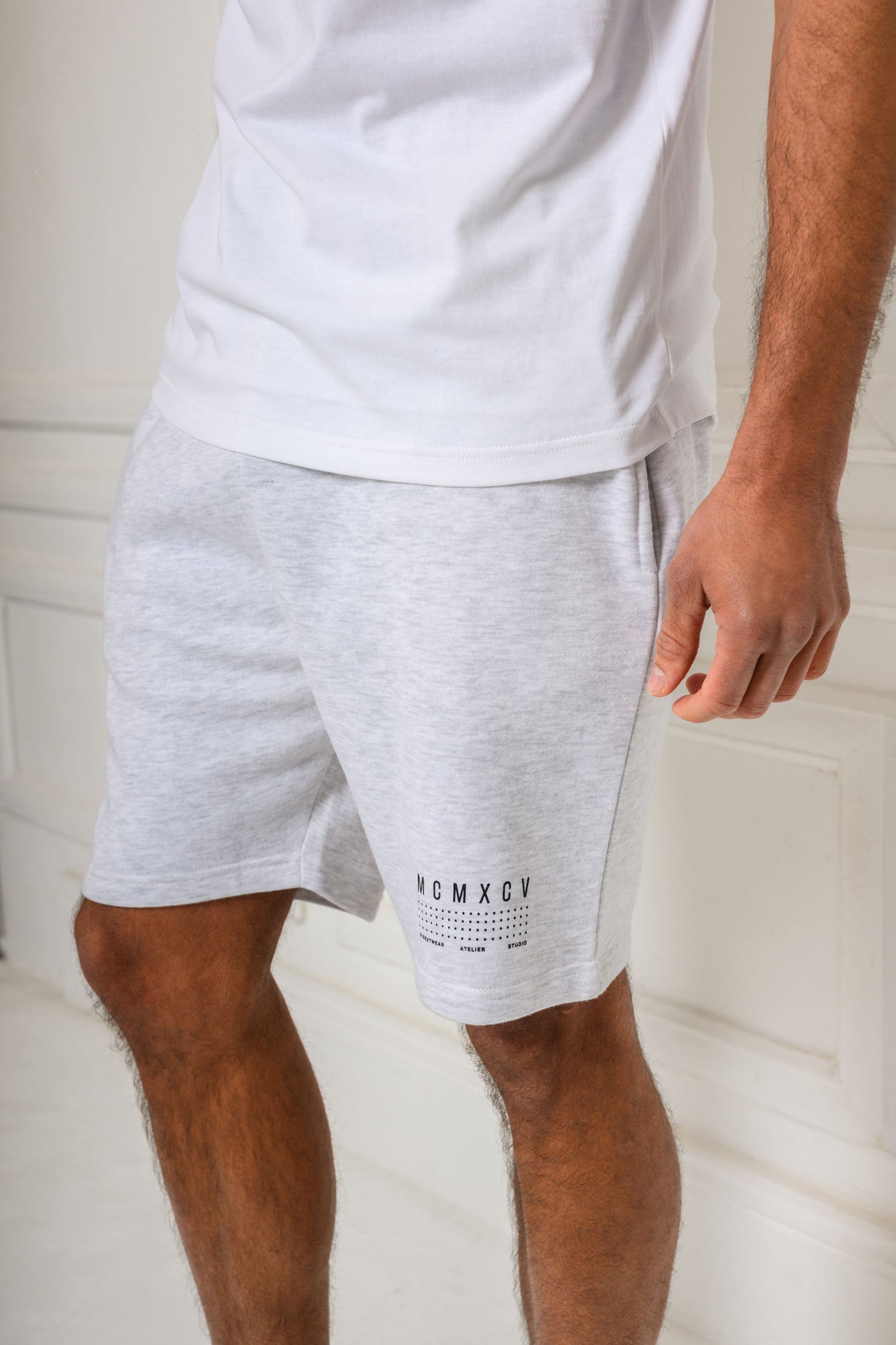 FENTON SHORT - GREY MARL